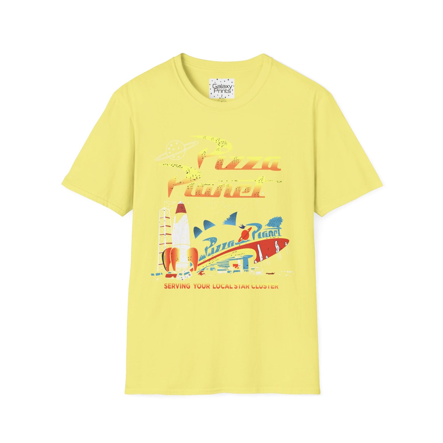 DISNEY inspired Unisex T-Shirt - Pizza Planet 'Serving Your Local Star Cluster'