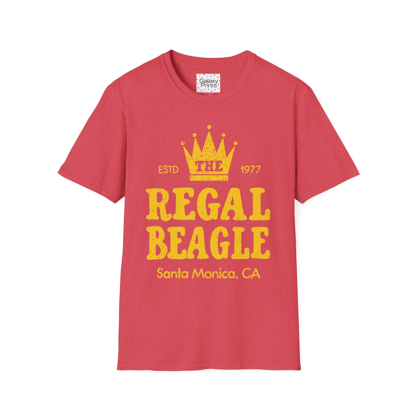 Unisex T-Shirt - POP Culture - 'The Regal Beagle Bar - From the Hit 1977 Sitcom Three's Company - Jack Janet Chrissy'