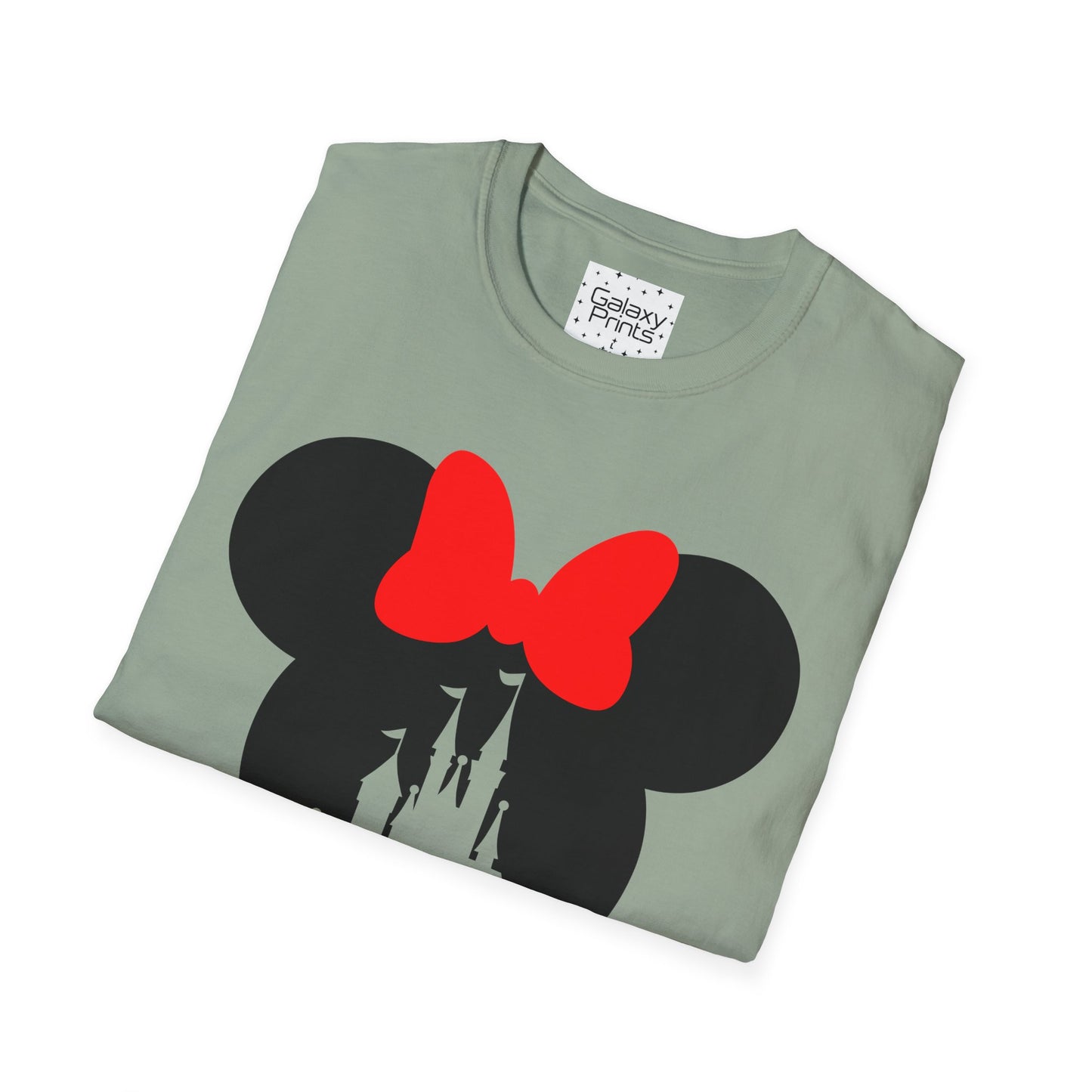 Unisex T-Shirt - DISNEY Inspired - 'Minnie Head with Castle'
