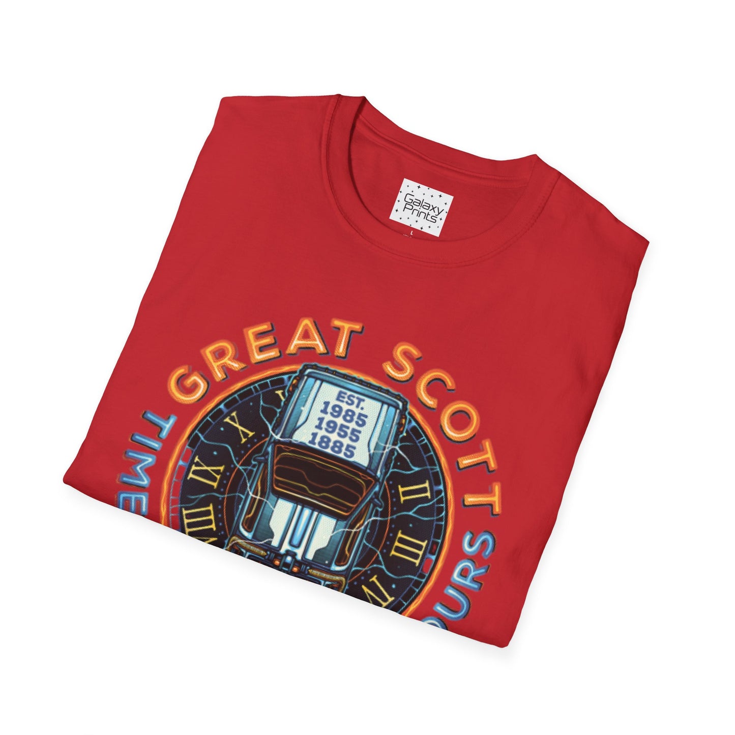 Back To The Future Inspired Unisex T-Shirt - 'Great Scott - Time Travel and Tours'