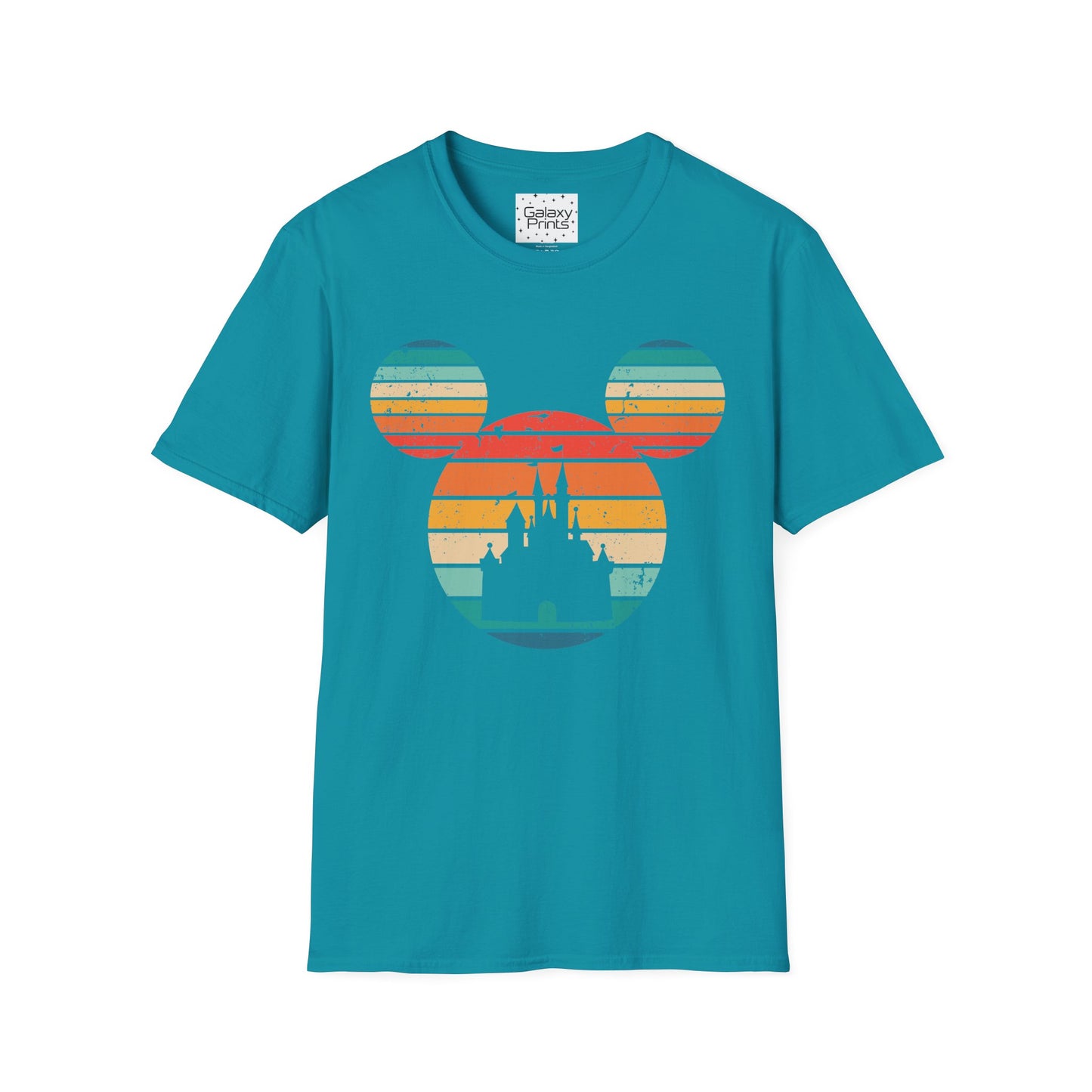 Unisex T-Shirt - DISNEY Inspired - 'Mickey Ears with Pastel Colors Distressed'
