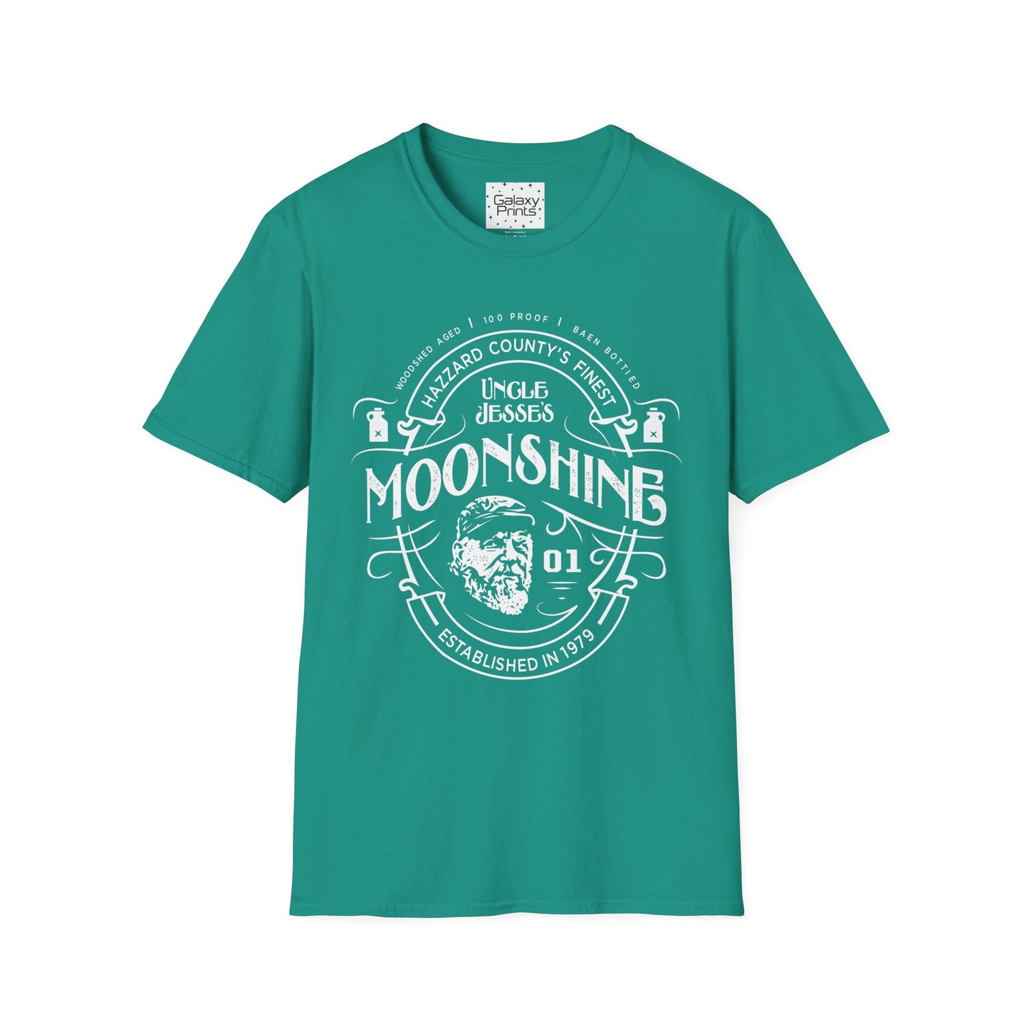 Unisex T-Shirt - POP Culture - 'From the Hit TV Show The Duke's of Hazzard - Uncle Jesse's Moonshine 1979'