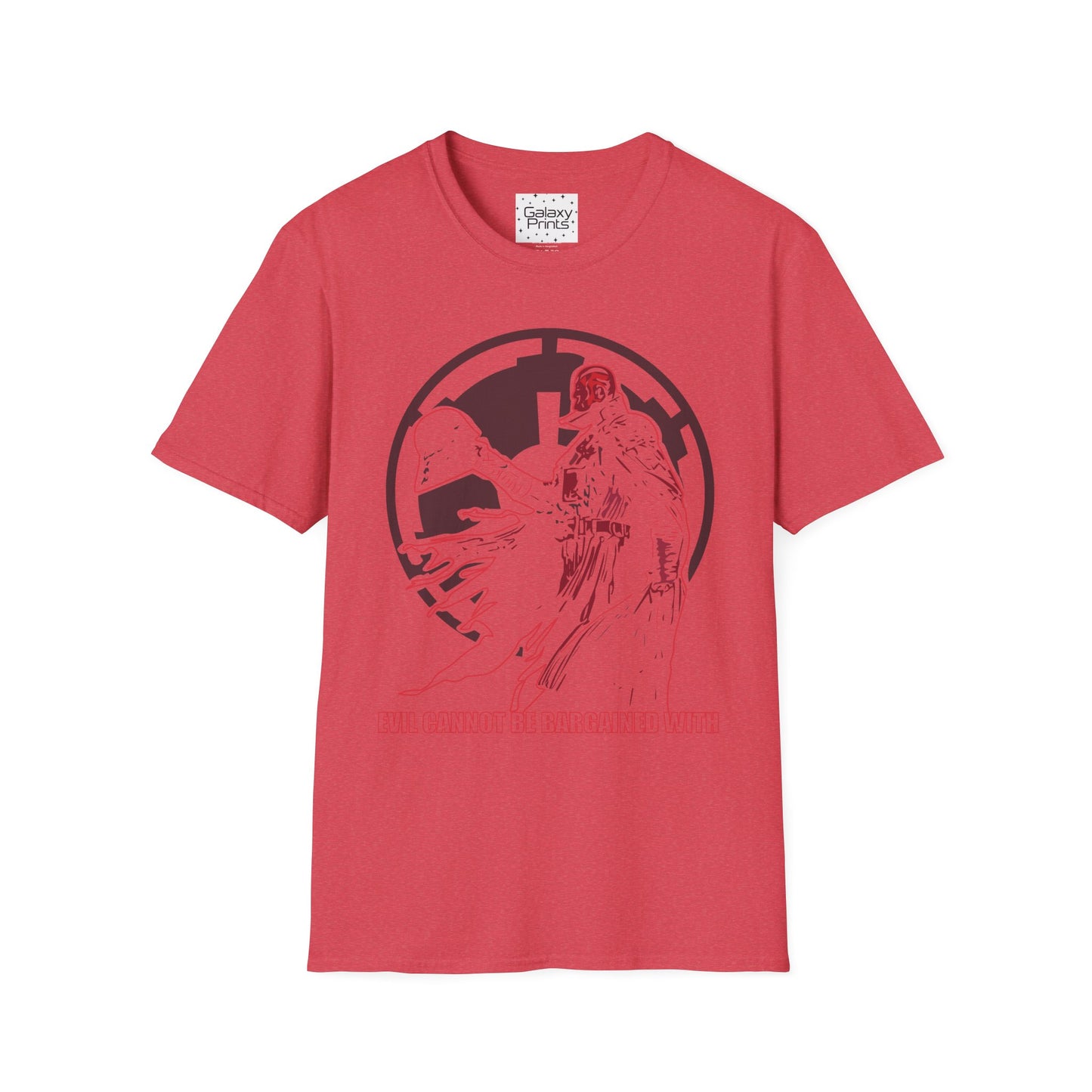 Star Wars Inspired Unisex T-Shirt - 'Vader's Evil Can Not Be Bargained With' Graphic Tee