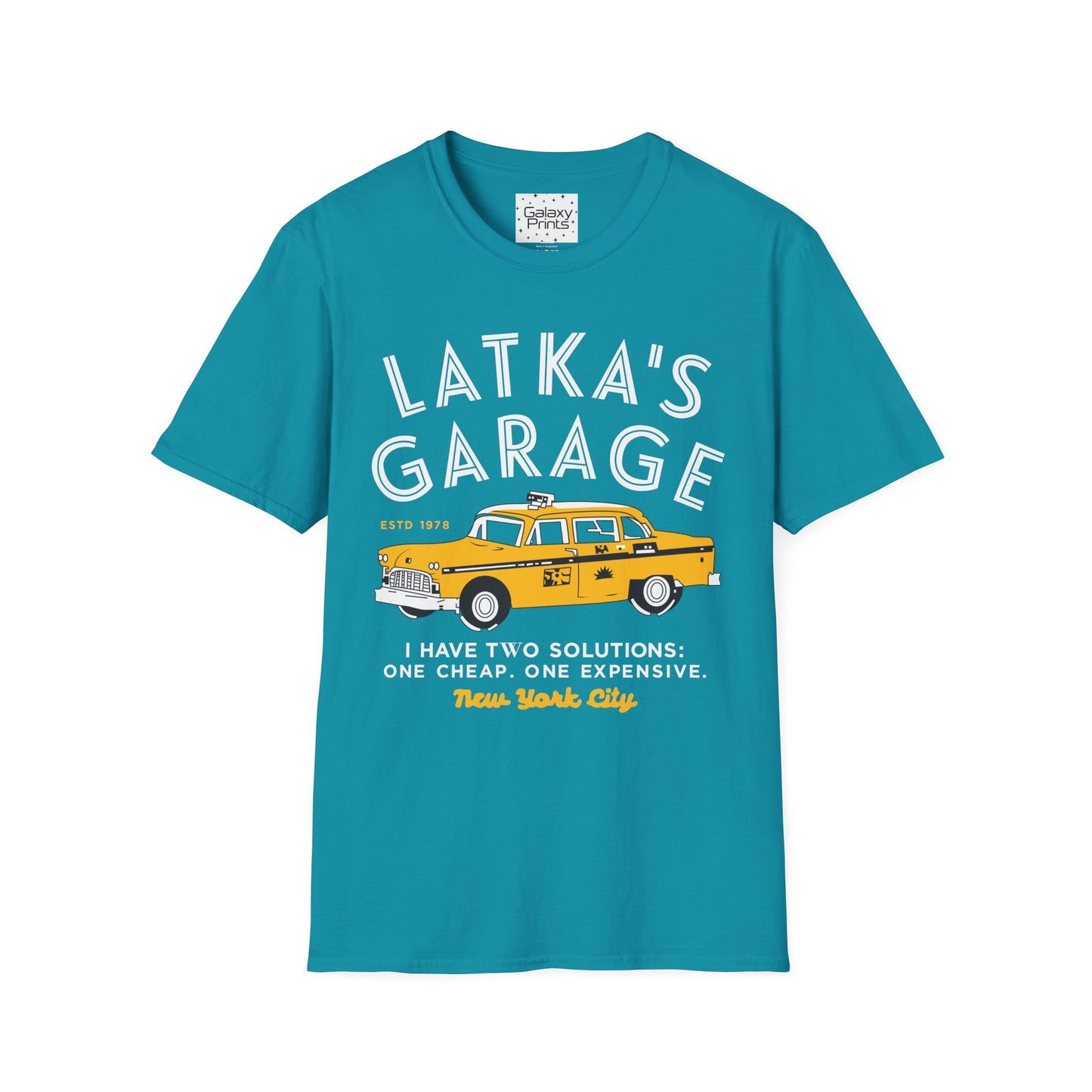 Unisex T-Shirt - POP Culture - 'From the Hit TV Show TAXI - Latka's Garage NY City'