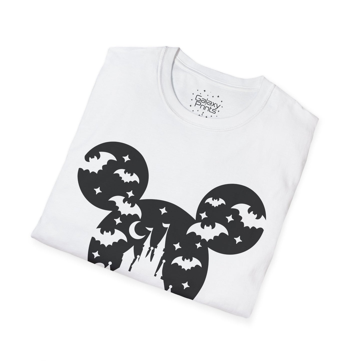 Unisex T-Shirt - DISNEY Inspired - 'Mickey Head with Castle for Halloween'