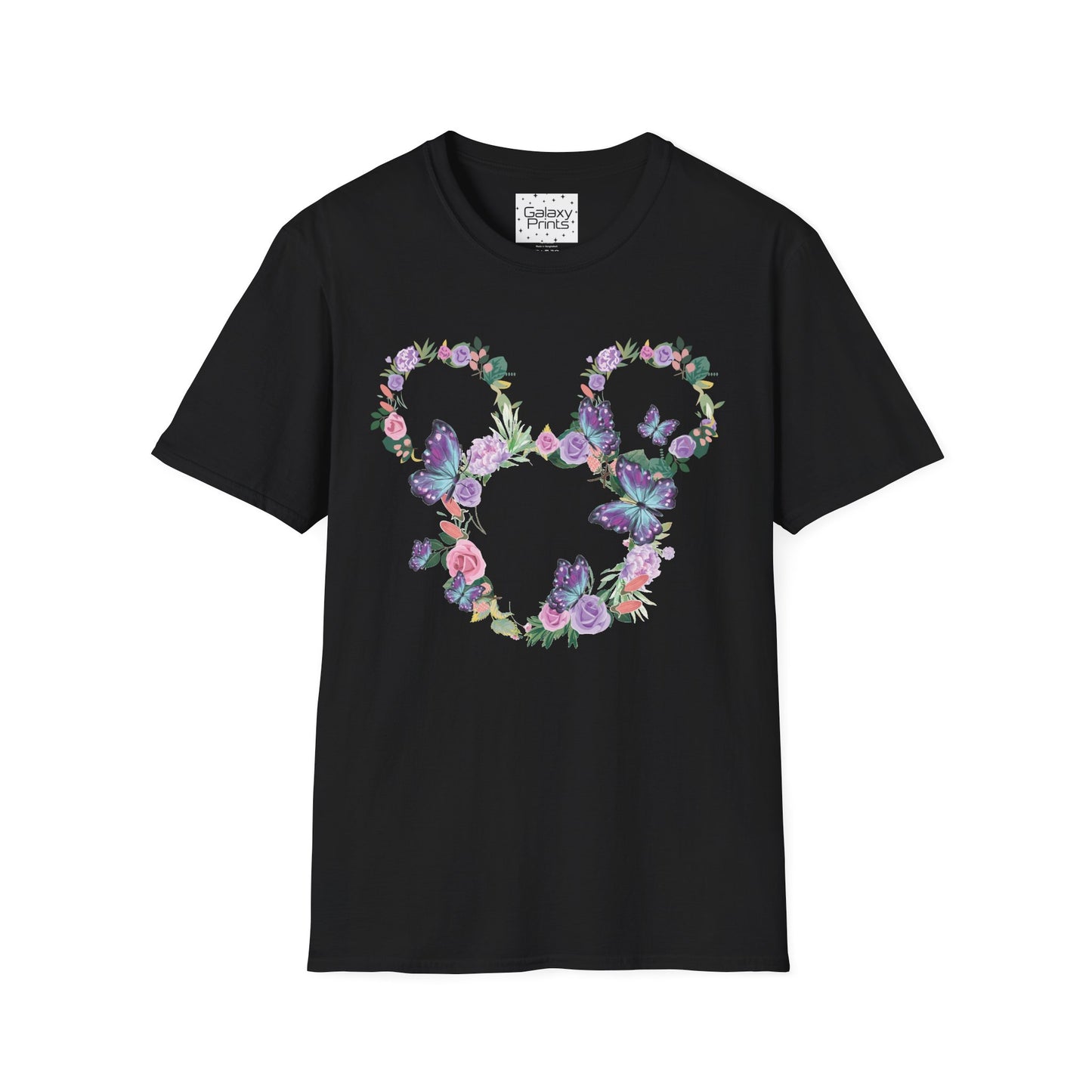 Unisex T-Shirt - DISNEY Inspired - 'Mickey Ears made of Flowers'
