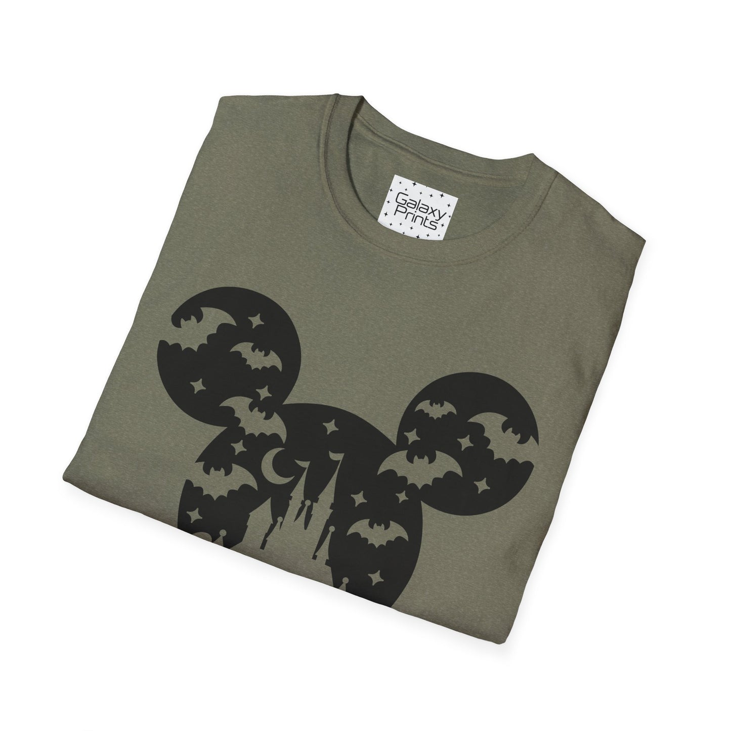 Unisex T-Shirt - DISNEY Inspired - 'Mickey Head with Castle for Halloween'