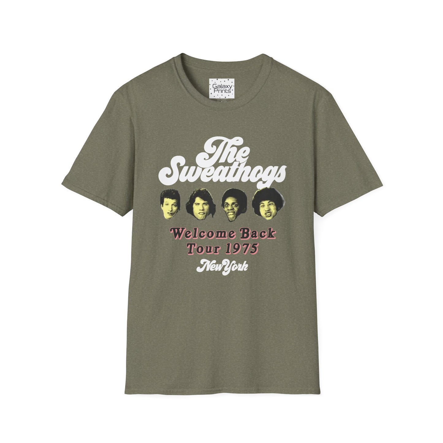 Unisex T-Shirt - POP Culture - 'The Sweathogs - From the Hit TV Sitcom Welcome Back Kotter' Arnold Horshack, Juan Epstein, Frieddie "Boom Boom" Washington, Vinnie Barbarino
