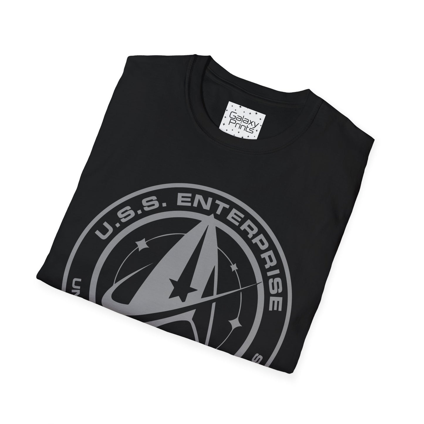 Unisex T-Shirt - POP Culture - 'From STAR TREK the TV & Movie HIT Franchises - U.S.S. Enterprise Flight Patch'