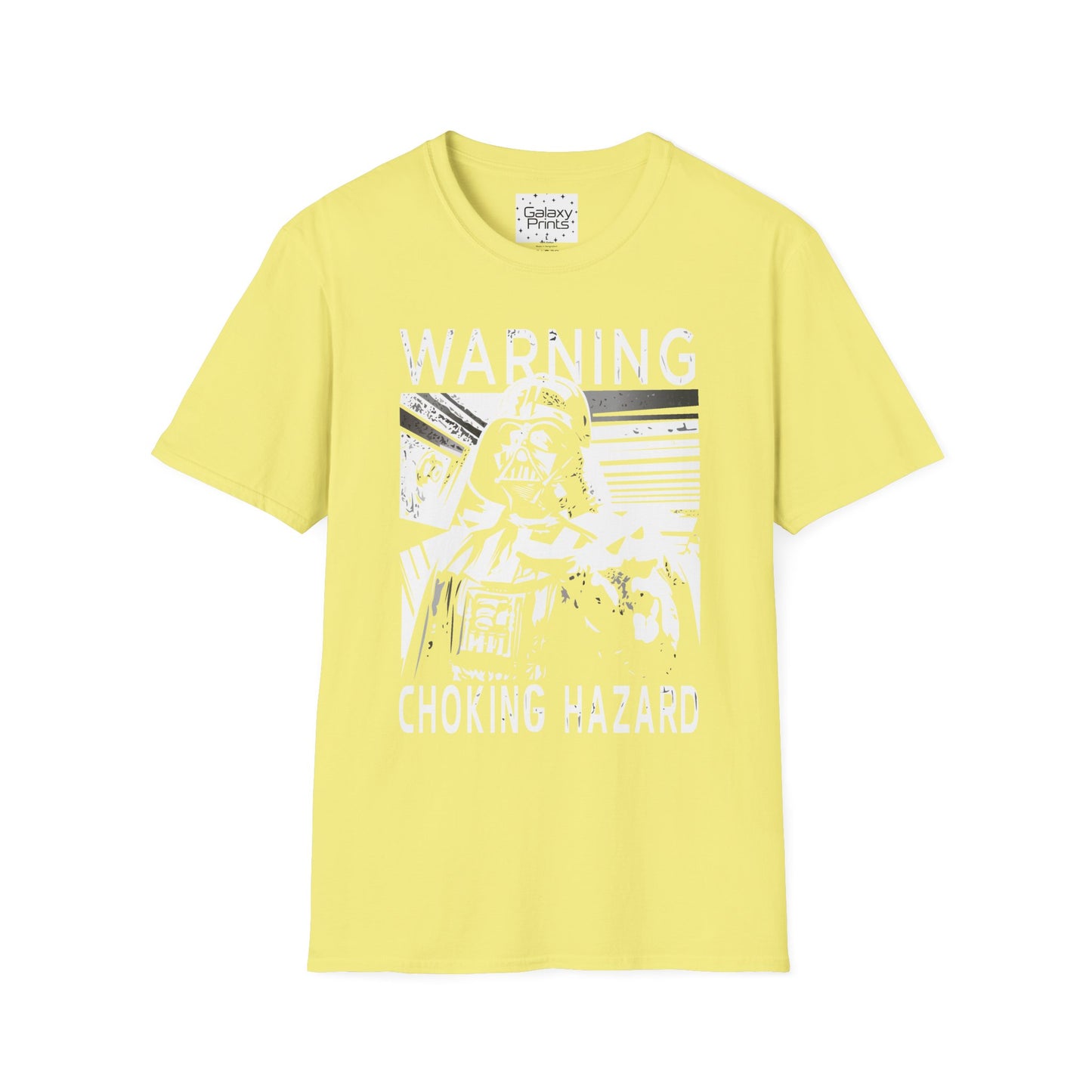 Star Wars Inspired Unisex T-Shirt - 'Choking Hazzard WARNING' Darth Vader Graphic Tee