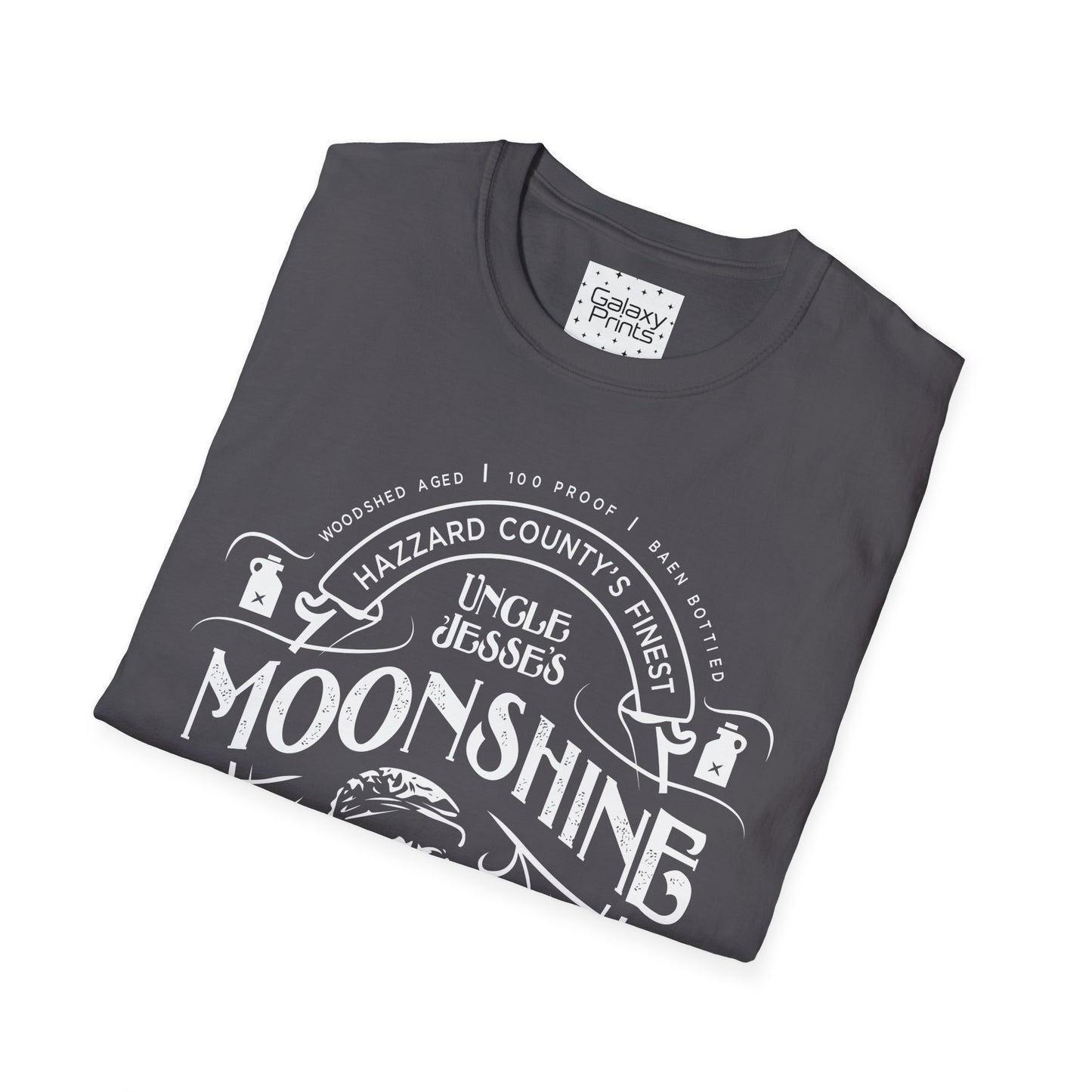 Unisex T-Shirt - POP Culture - 'From the Hit TV Show The Duke's of Hazzard - Uncle Jesse's Moonshine 1979'