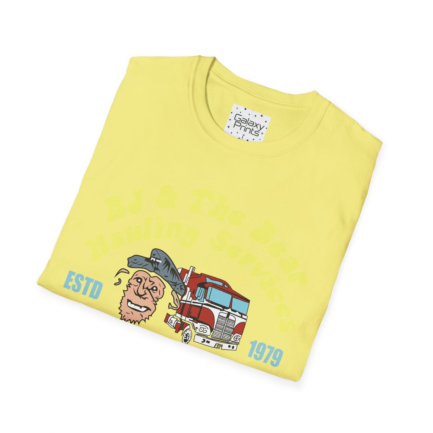 Unisex T-Shirt - Truck Driver BJ and Bear Design - POP Culture