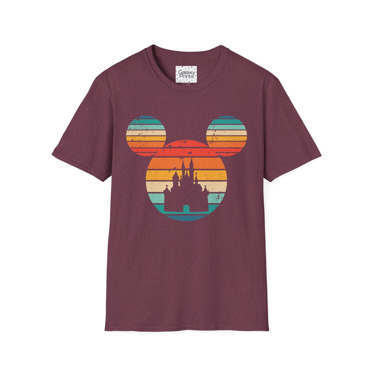 Unisex T-Shirt - DISNEY Inspired - 'Mickey Ears with Pastel Colors Distressed'