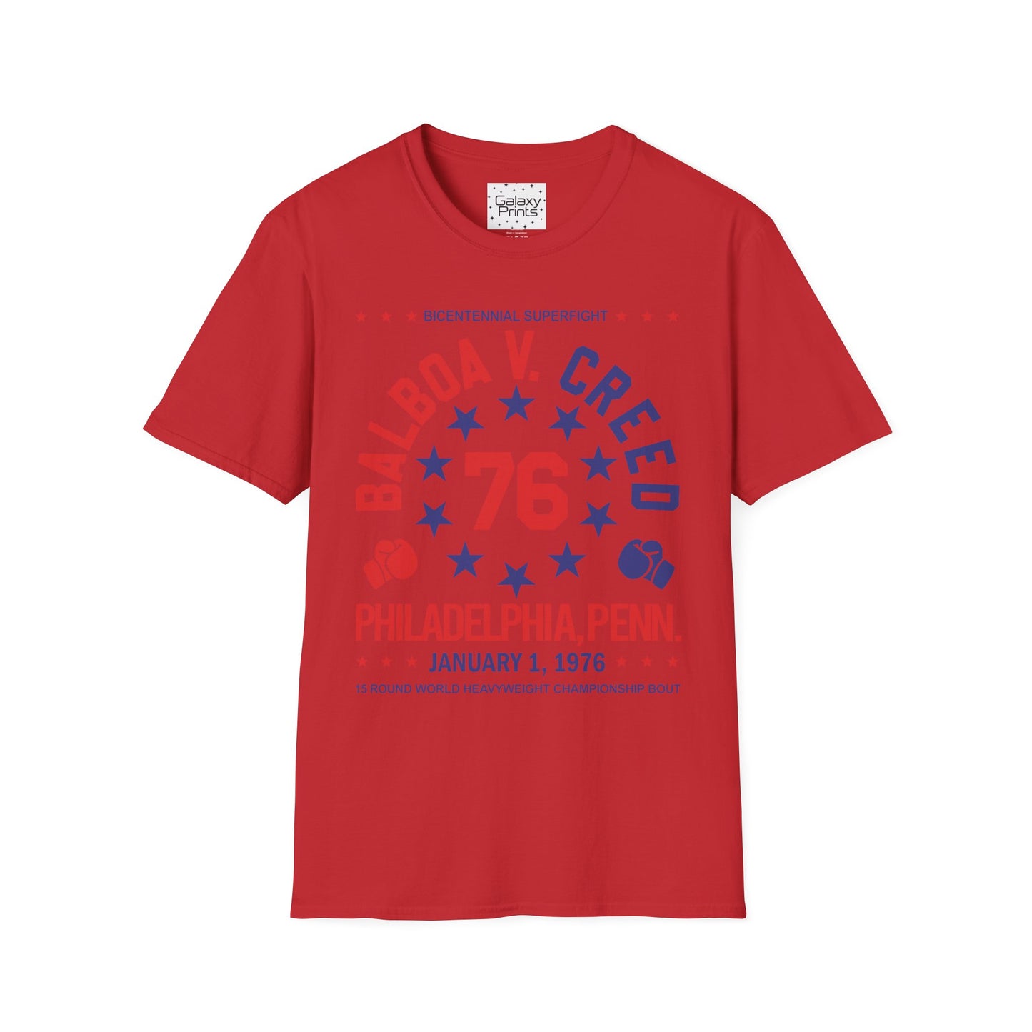 Unisex T-Shirt - POP Culture - 'From the HIT Movie ROCKY - Balboa vs. Creed 1976'