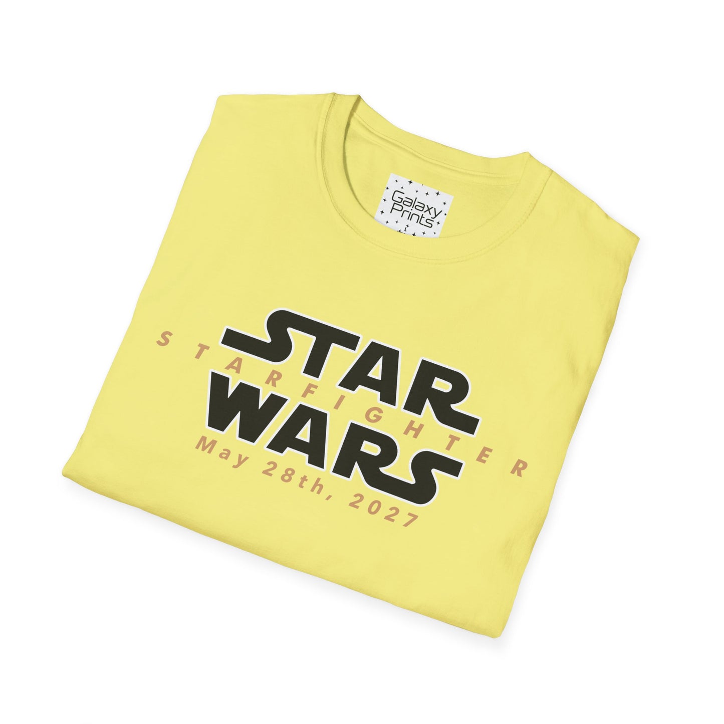 Inspired by Star Wars Starfighter Unisex T-Shirt - Movie Coming Out May 28th, 2027 (w/ movie release date)