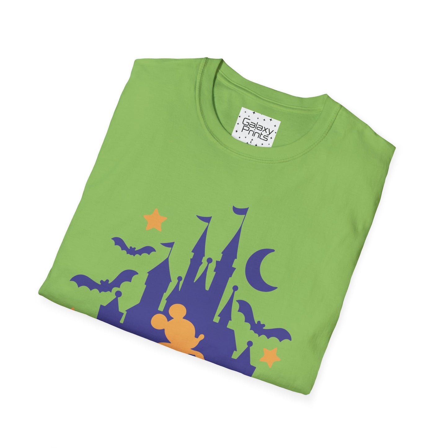 Unisex T-Shirt - DISNEY Inspired - 'Mickey gone trick or treating at the Castle in WDW'