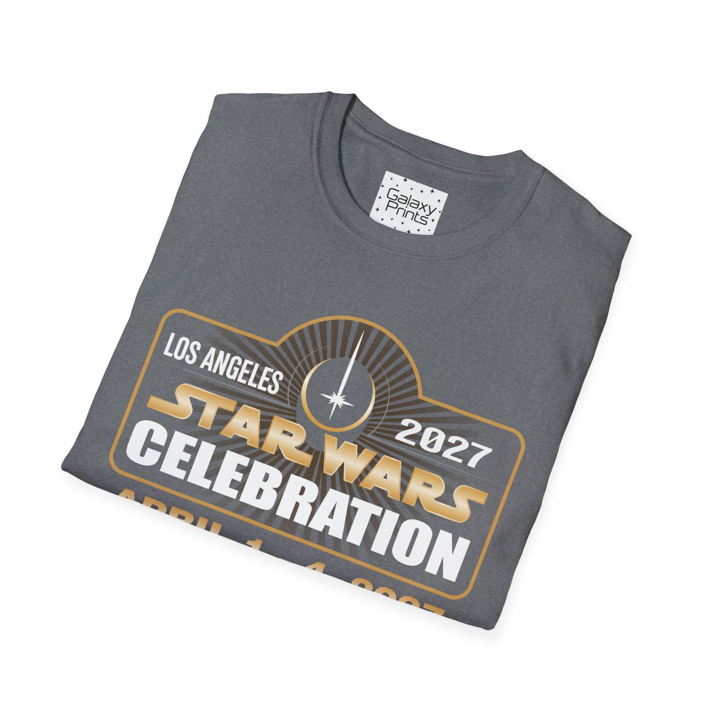 Star Wars Inspired T-Shirt - 'STAR WARS CELEBRATION April 1-4, 2027 in Los Angeles CA' Graphic Tee