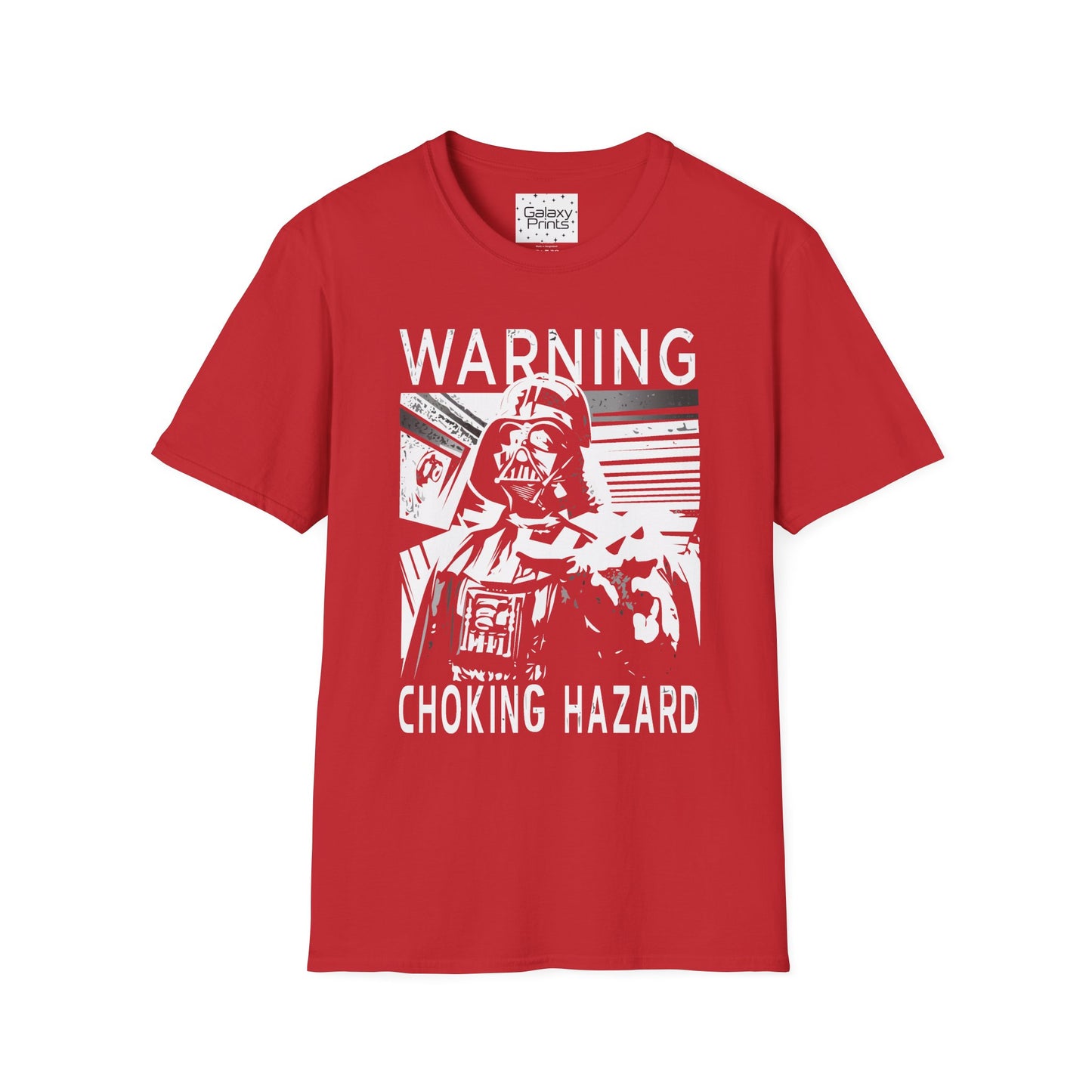 Star Wars Inspired Unisex T-Shirt - 'Choking Hazzard WARNING' Darth Vader Graphic Tee