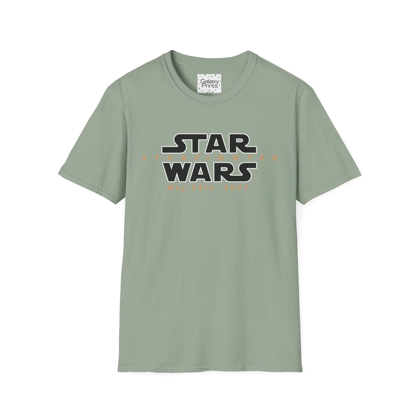Inspired by Star Wars Starfighter Unisex T-Shirt - Movie Coming Out May 28th, 2027 (w/ movie release date)