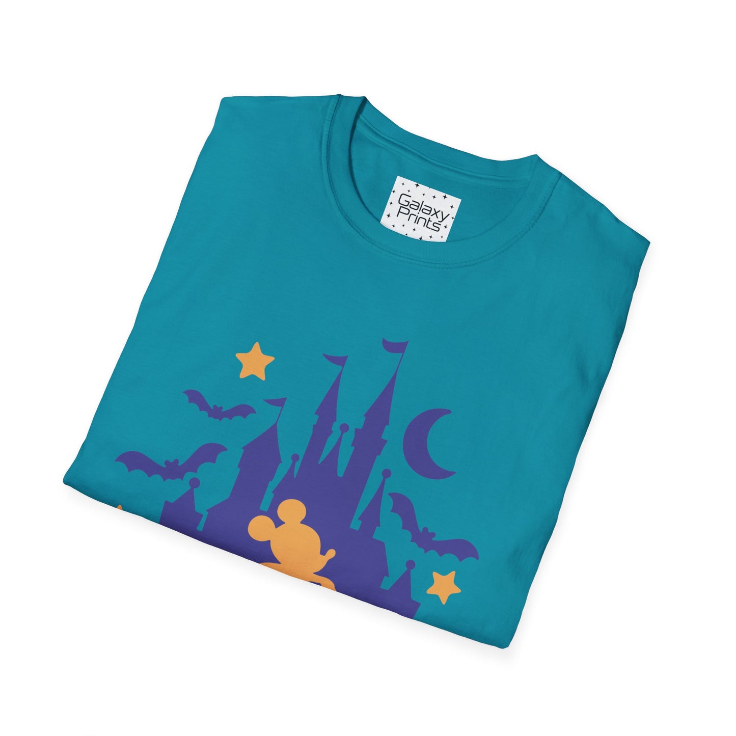 Unisex T-Shirt - DISNEY Inspired - 'Mickey gone trick or treating at the Castle in WDW'