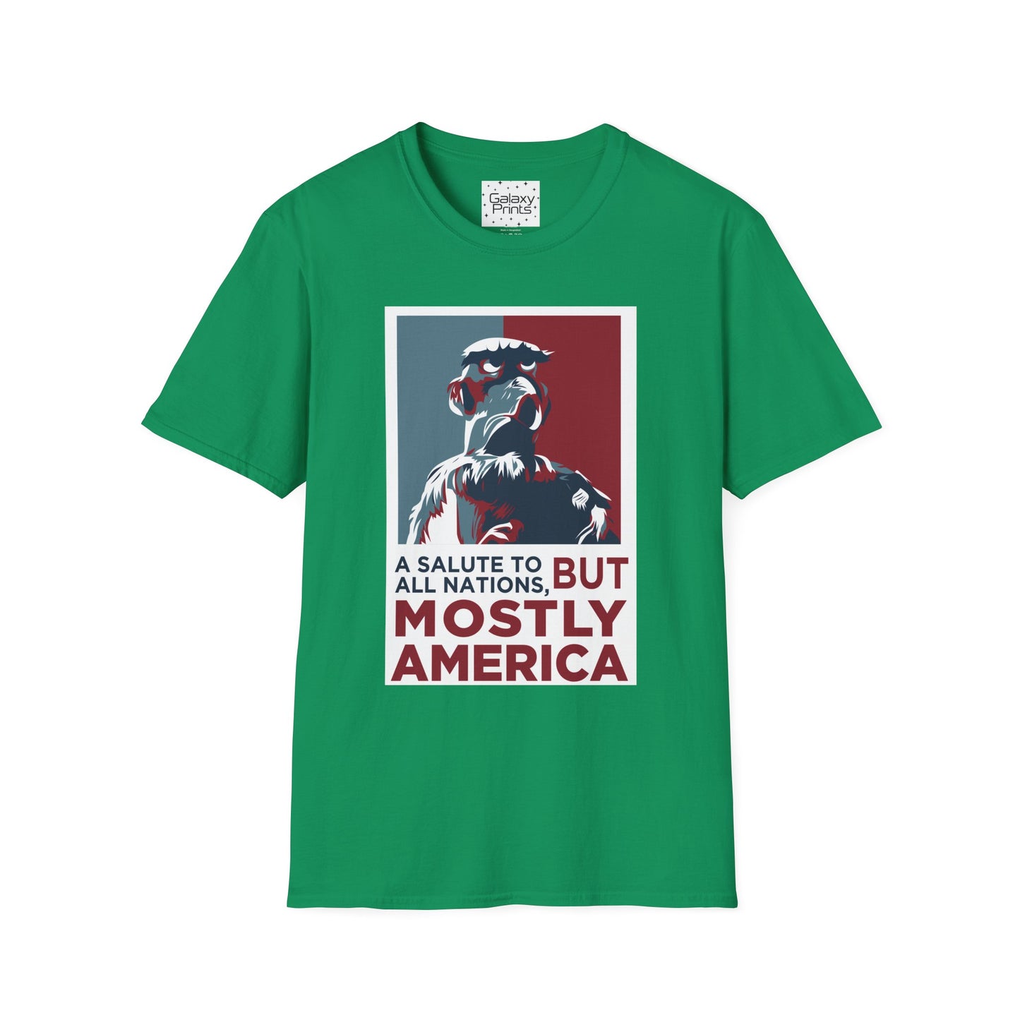 DISNEY inspired Unisex T-Shirt - SAM EAGLE 'Salute To All Nations But Mostly America'