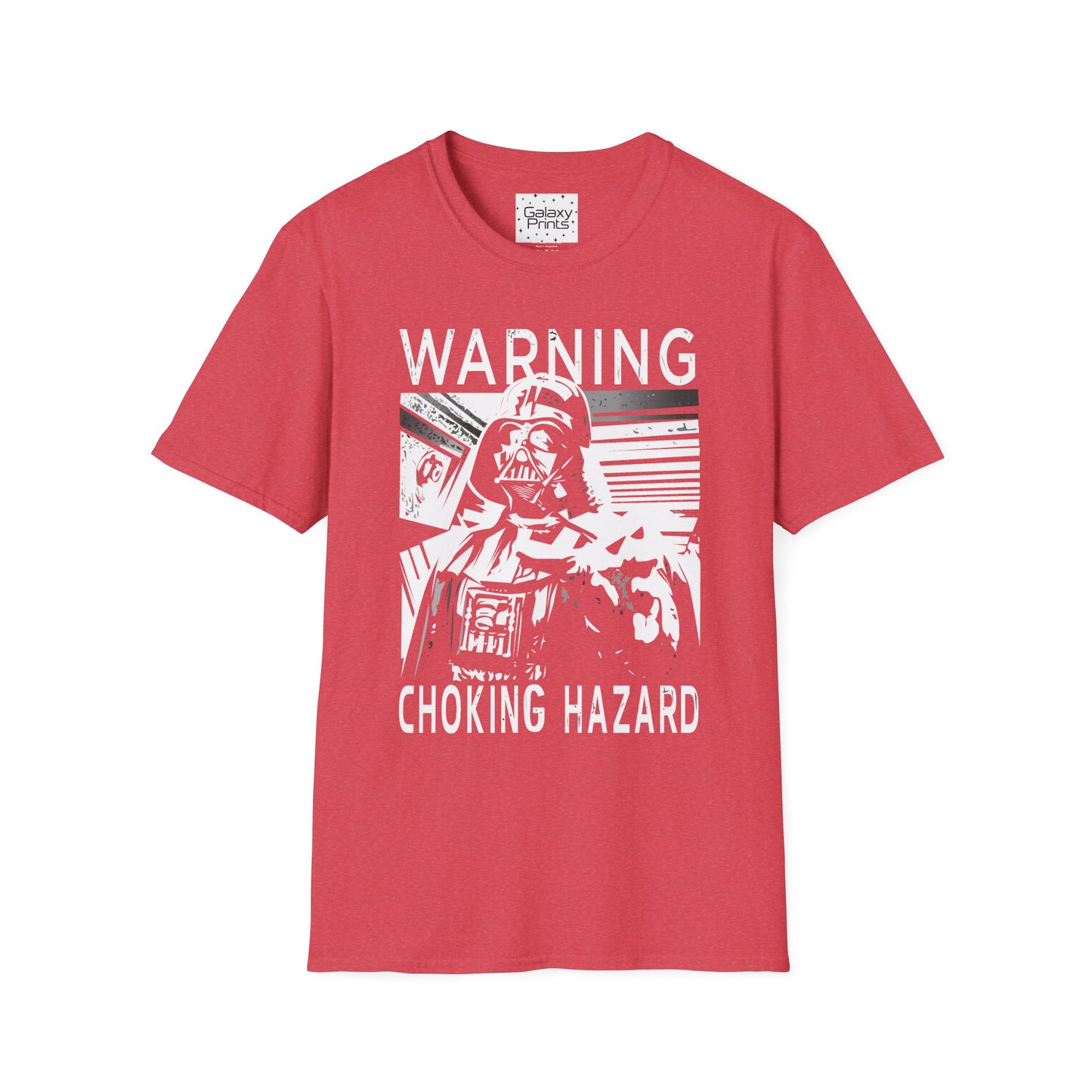 Star Wars Inspired Unisex T-Shirt - 'Choking Hazzard WARNING' Darth Vader Graphic Tee
