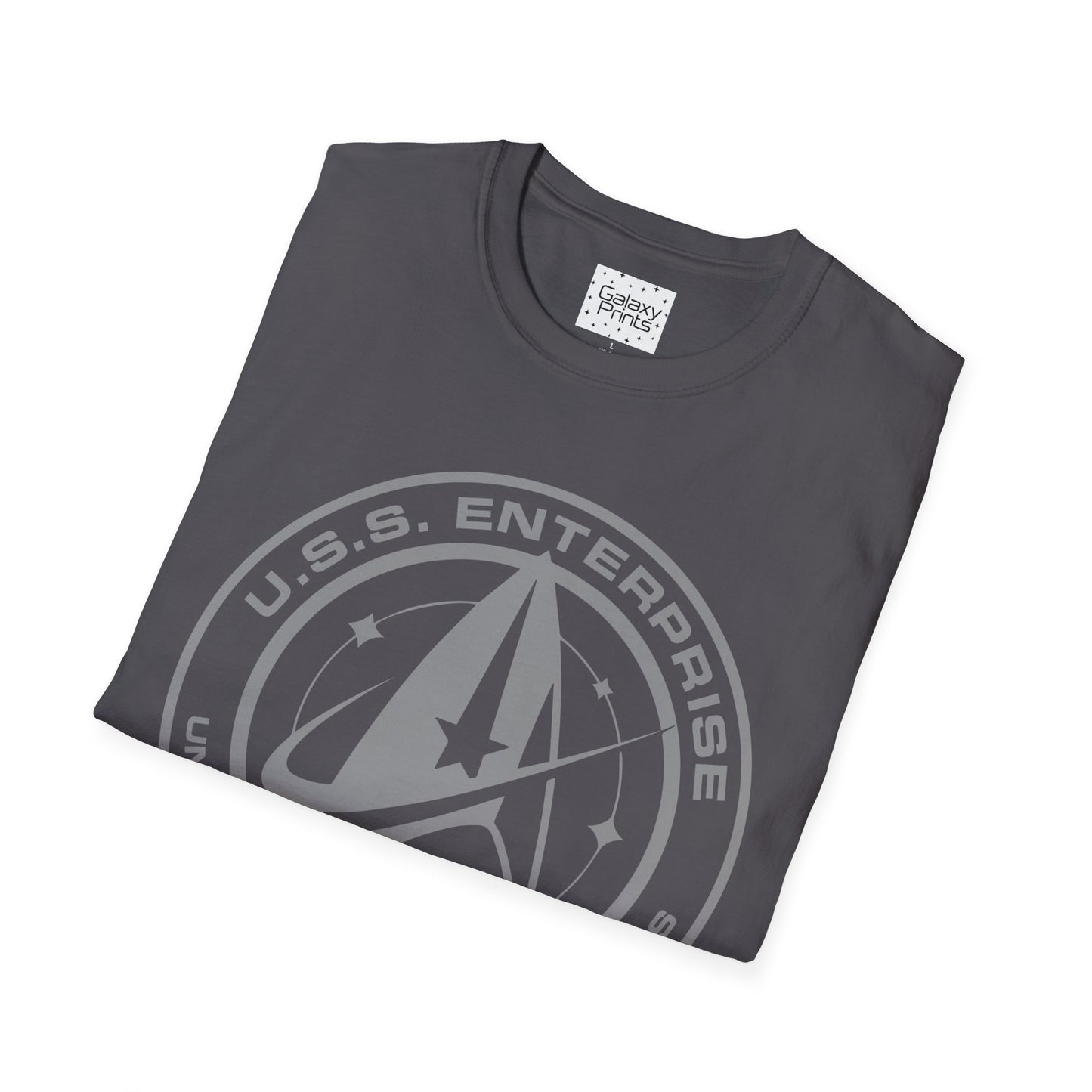 Unisex T-Shirt - POP Culture - 'From STAR TREK the TV & Movie HIT Franchises - U.S.S. Enterprise Flight Patch'
