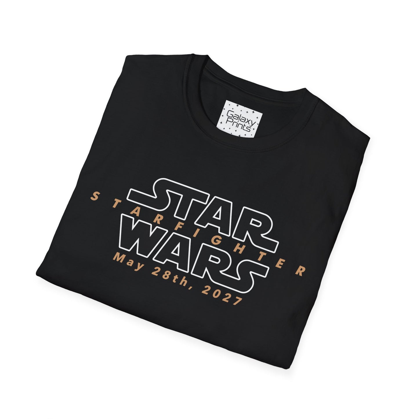 Inspired by Star Wars Starfighter Unisex T-Shirt - Movie Coming Out May 28th, 2027 (w/ movie release date)