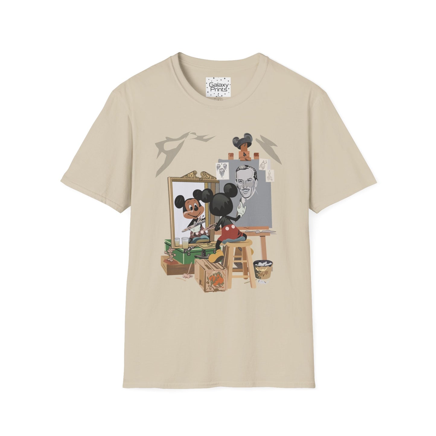 Unisex T-Shirt - DISNEY Inspired - 'Mickey Painting Walt'