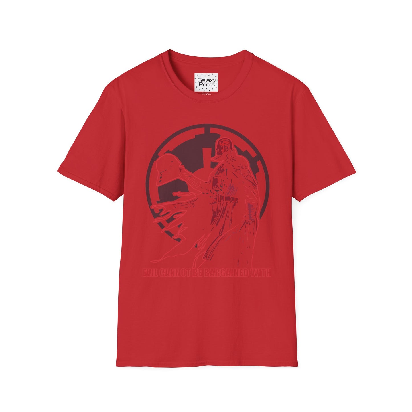 Star Wars Inspired Unisex T-Shirt - 'Vader's Evil Can Not Be Bargained With' Graphic Tee