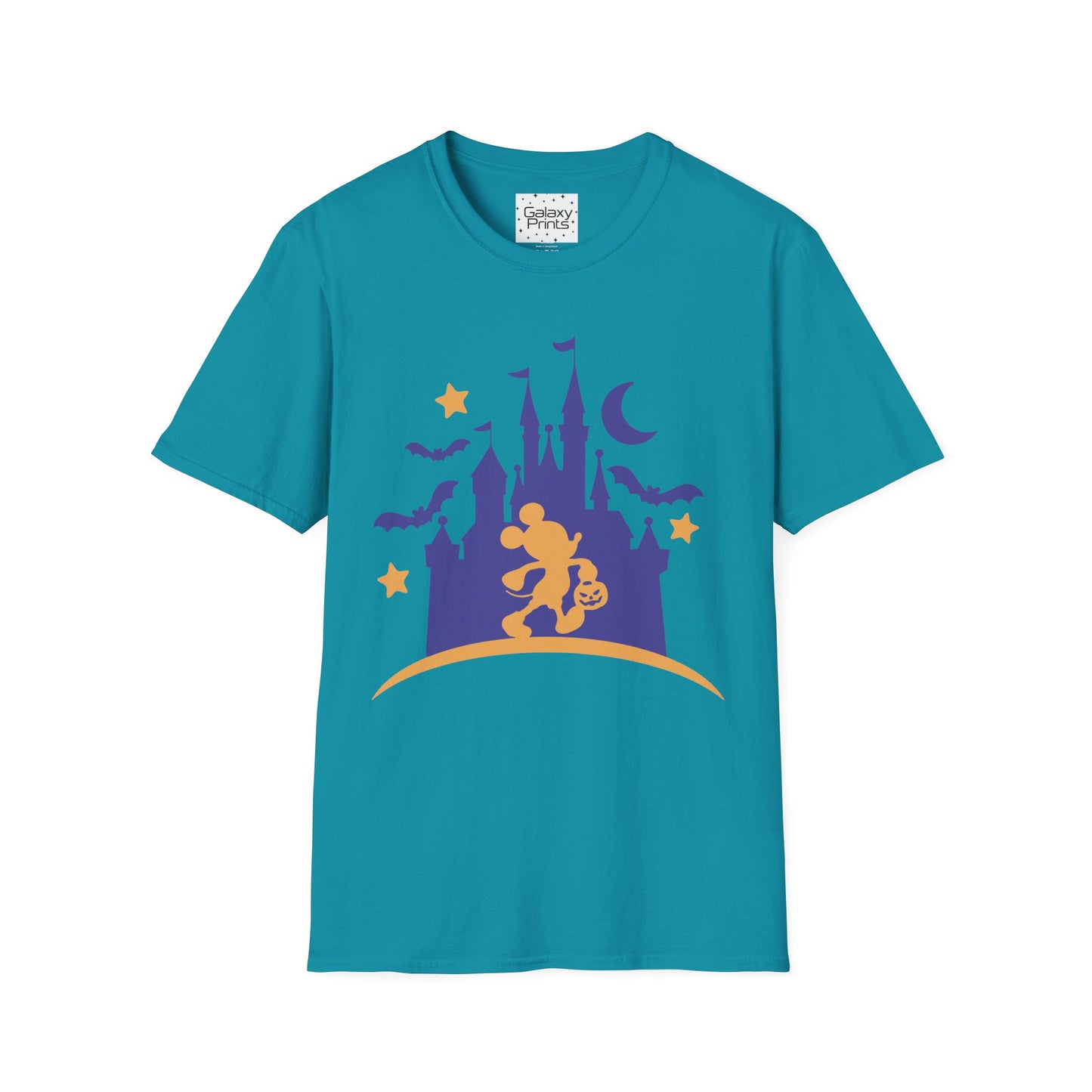 Unisex T-Shirt - DISNEY Inspired - 'Mickey gone trick or treating at the Castle in WDW'