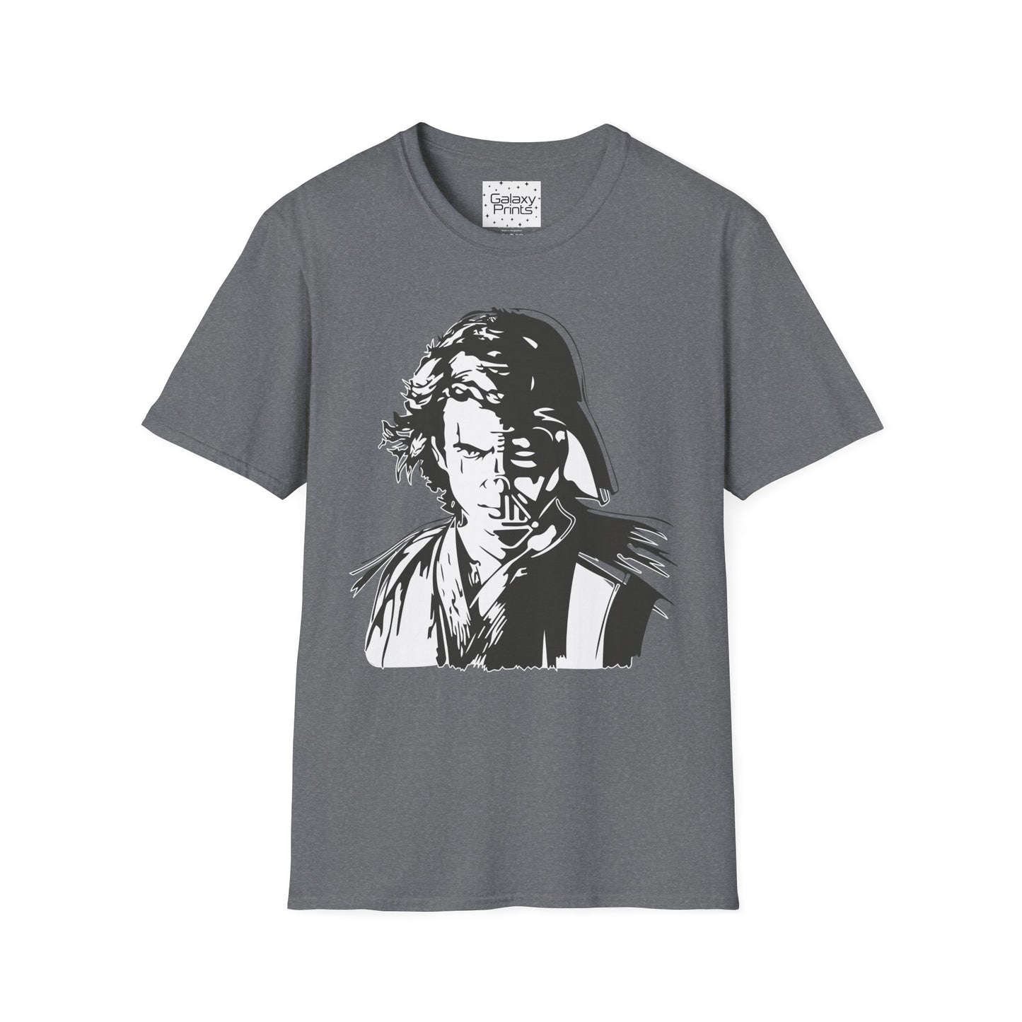 Star Wars Unisex T-Shirt - 'Aiken and Darth Struggle' Graphic Tee