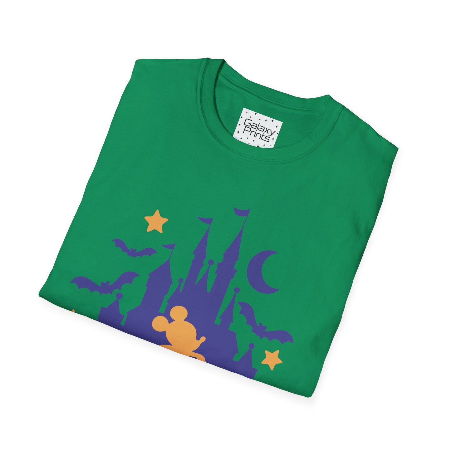 Unisex T-Shirt - DISNEY Inspired - 'Mickey gone trick or treating at the Castle in WDW'