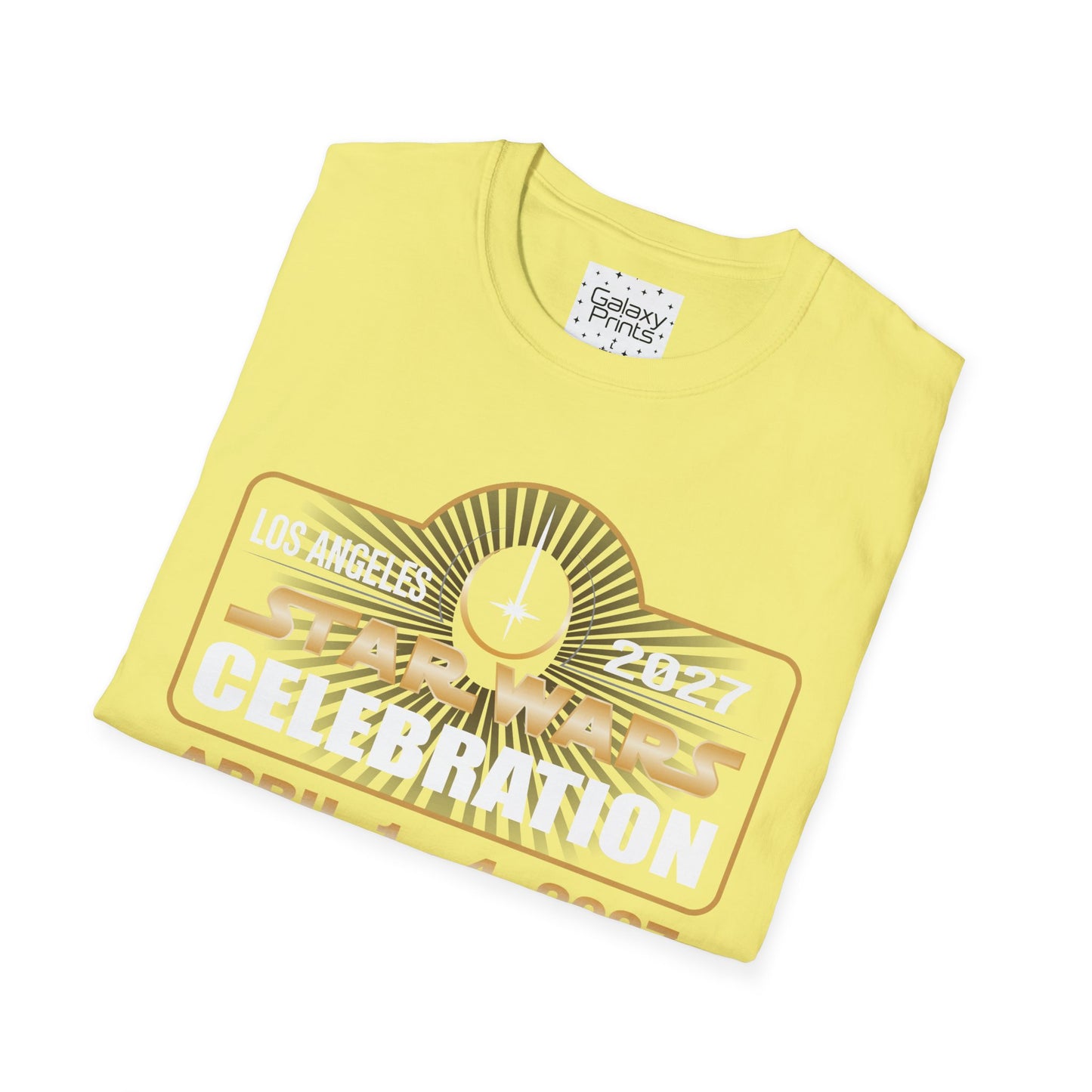 Star Wars Inspired T-Shirt - 'STAR WARS CELEBRATION April 1-4, 2027 in Los Angeles CA' Graphic Tee