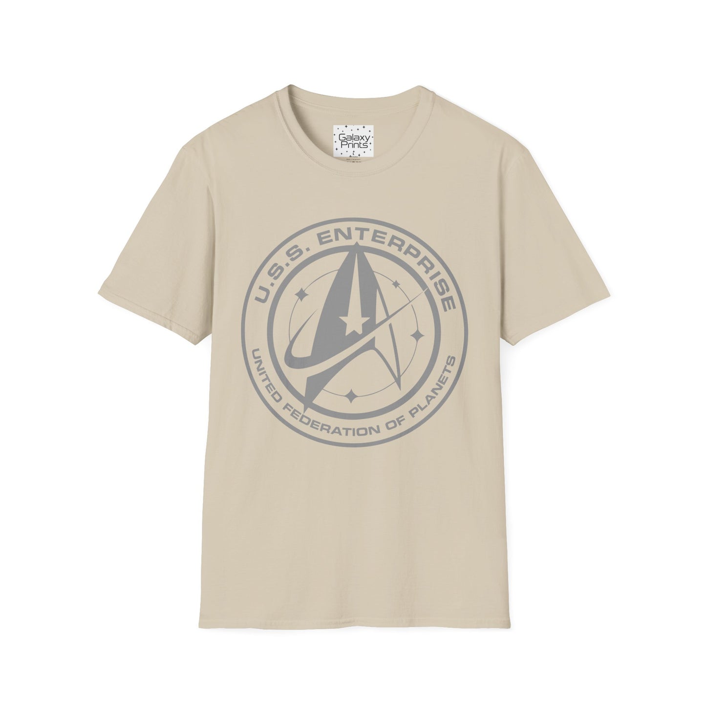Unisex T-Shirt - POP Culture - 'From STAR TREK the TV & Movie HIT Franchises - U.S.S. Enterprise Flight Patch'
