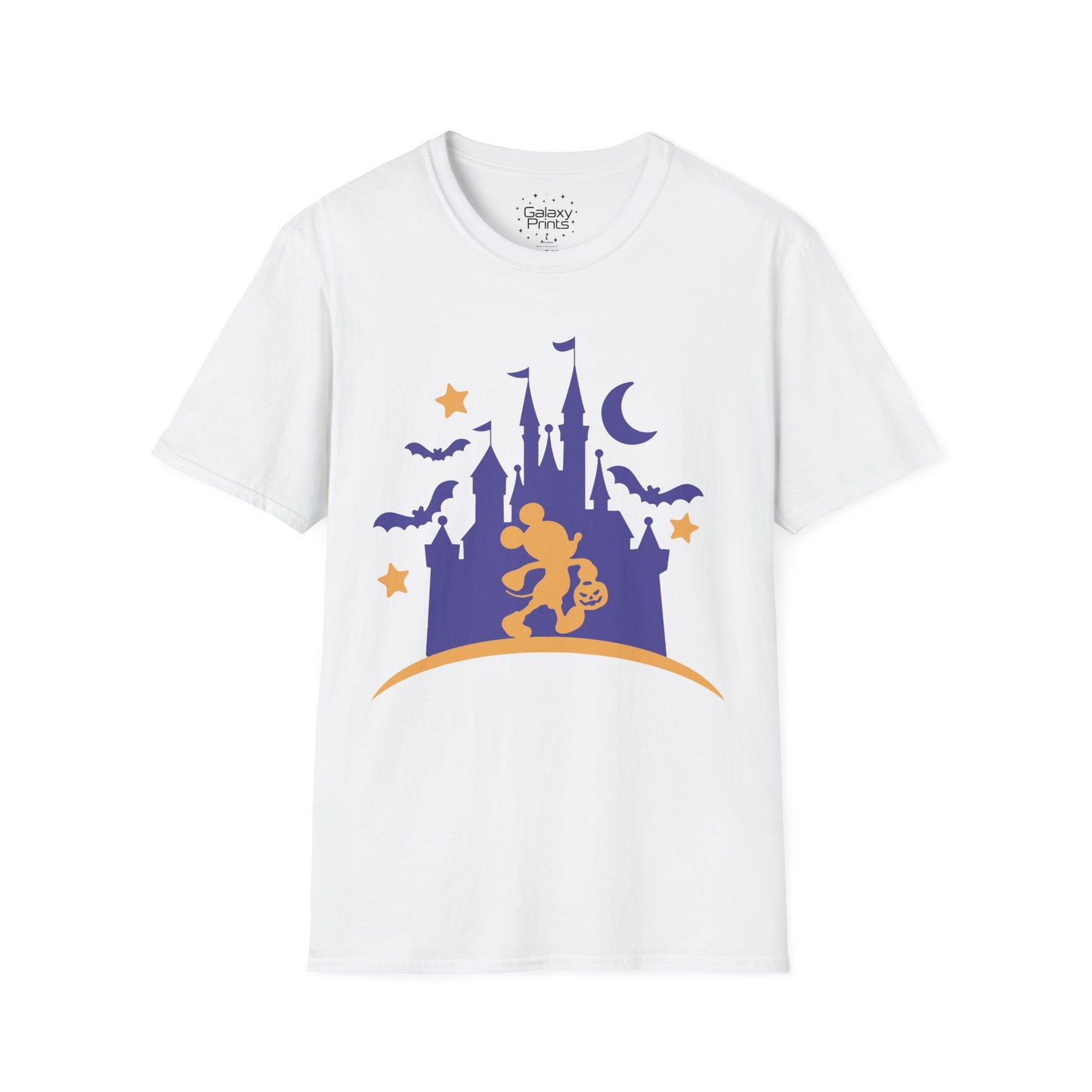 Unisex T-Shirt - DISNEY Inspired - 'Mickey gone trick or treating at the Castle in WDW'