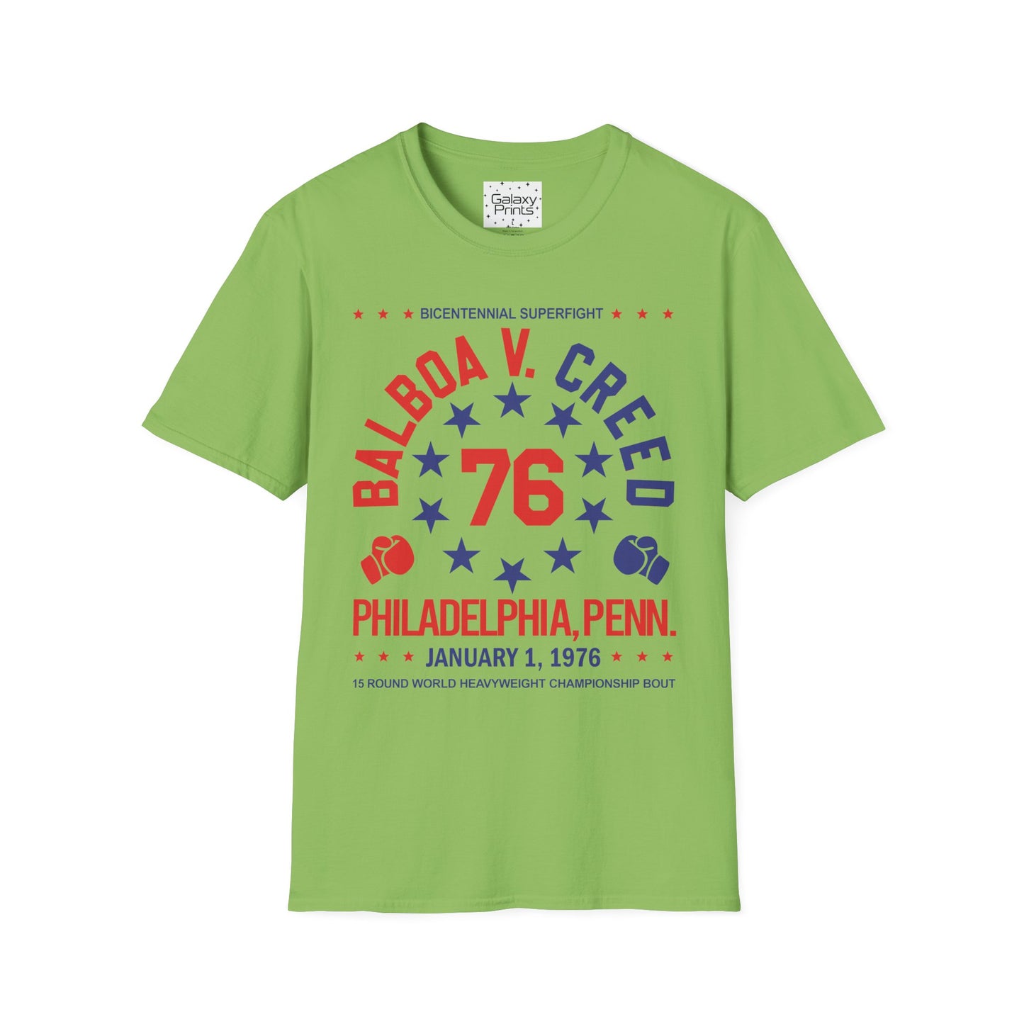 Unisex T-Shirt - POP Culture - 'From the HIT Movie ROCKY - Balboa vs. Creed 1976'