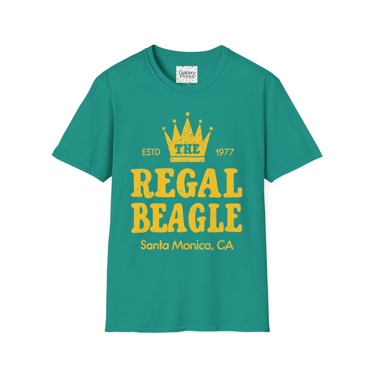 Unisex T-Shirt - POP Culture - 'The Regal Beagle Bar - From the Hit 1977 Sitcom Three's Company - Jack Janet Chrissy'