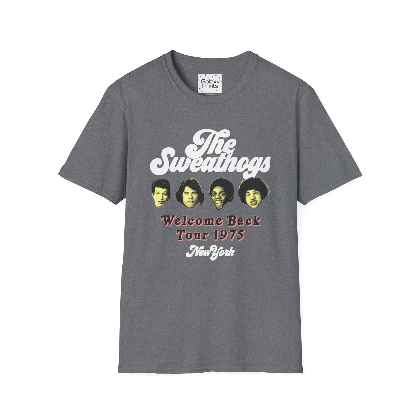 Unisex T-Shirt - POP Culture - 'The Sweathogs - From the Hit TV Sitcom Welcome Back Kotter' Arnold Horshack, Juan Epstein, Frieddie "Boom Boom" Washington, Vinnie Barbarino