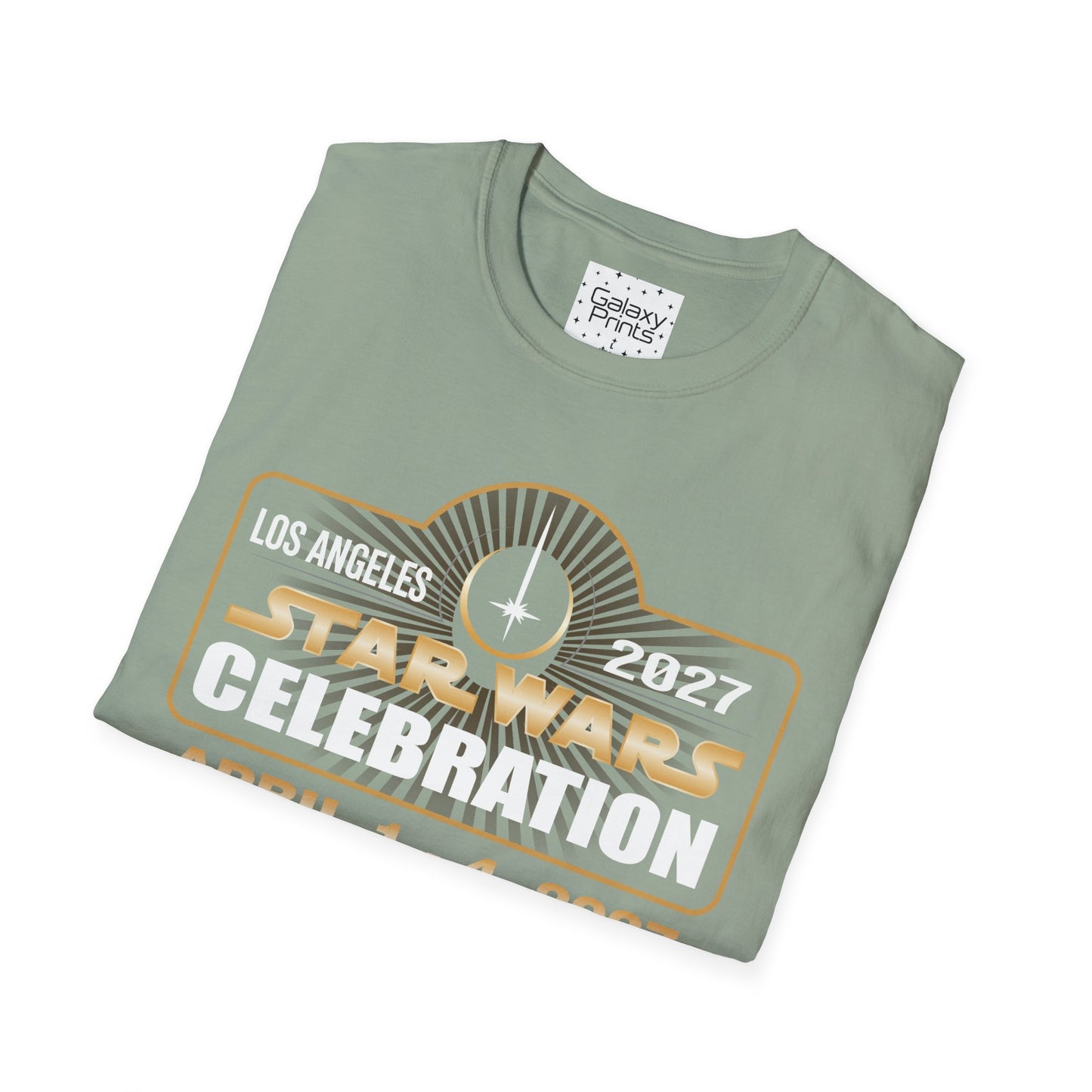 Star Wars Inspired T-Shirt - 'STAR WARS CELEBRATION April 1-4, 2027 in Los Angeles CA' Graphic Tee