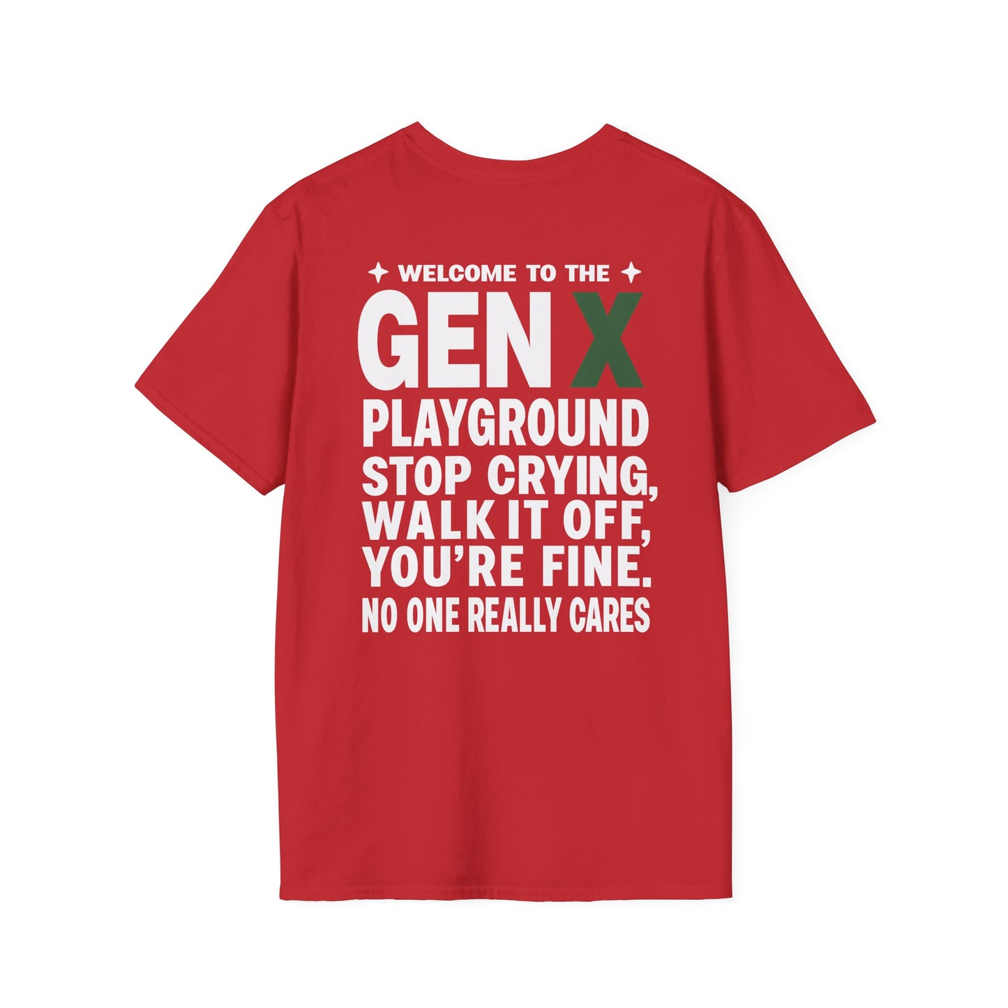 GEN X Inspired Unisex T-Shirt - 'GEN X PLAYGROUND 1965-1980'