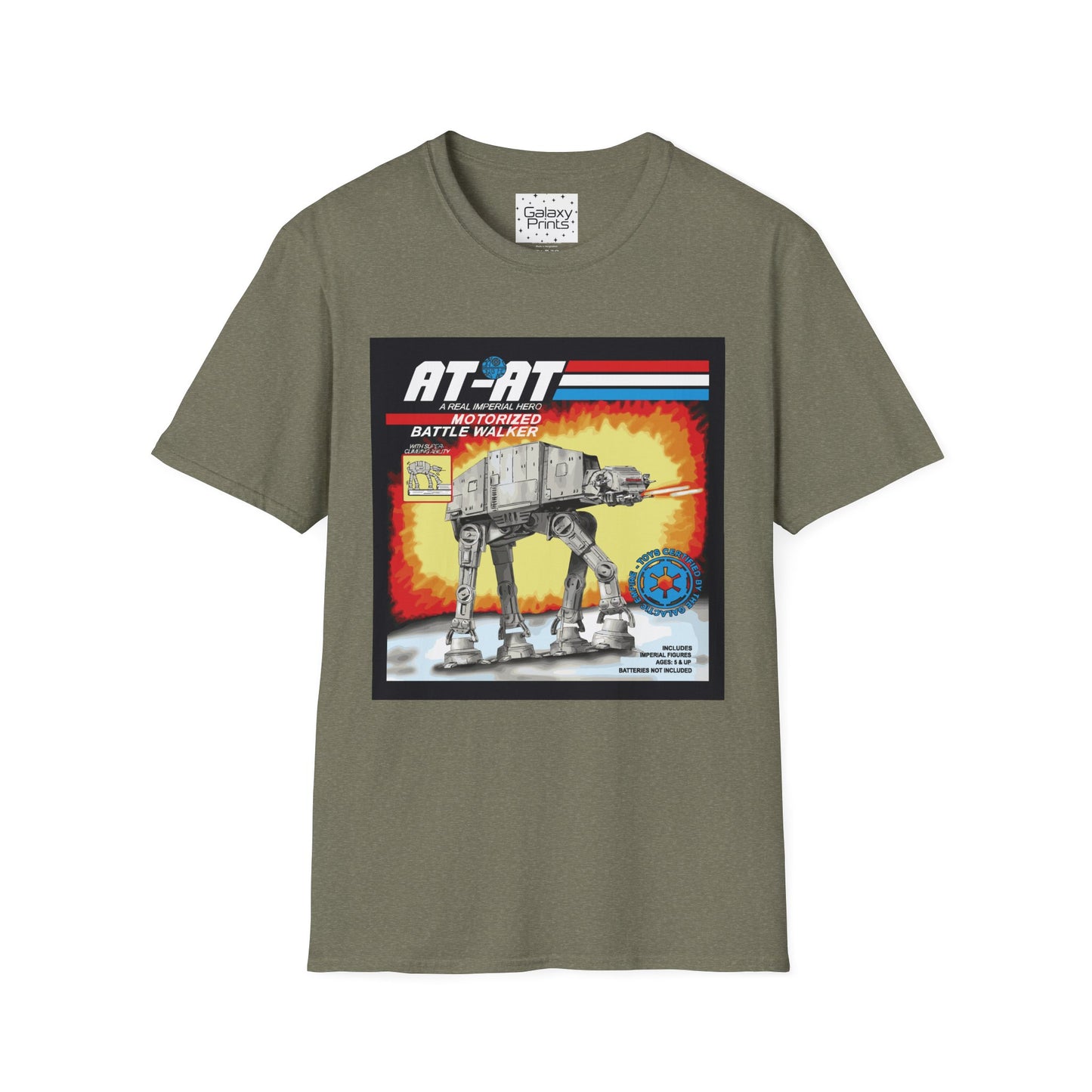 Star Wars AT-AT Walker Toy Box Retro Graphic Unisex Softstyle T-Shirt