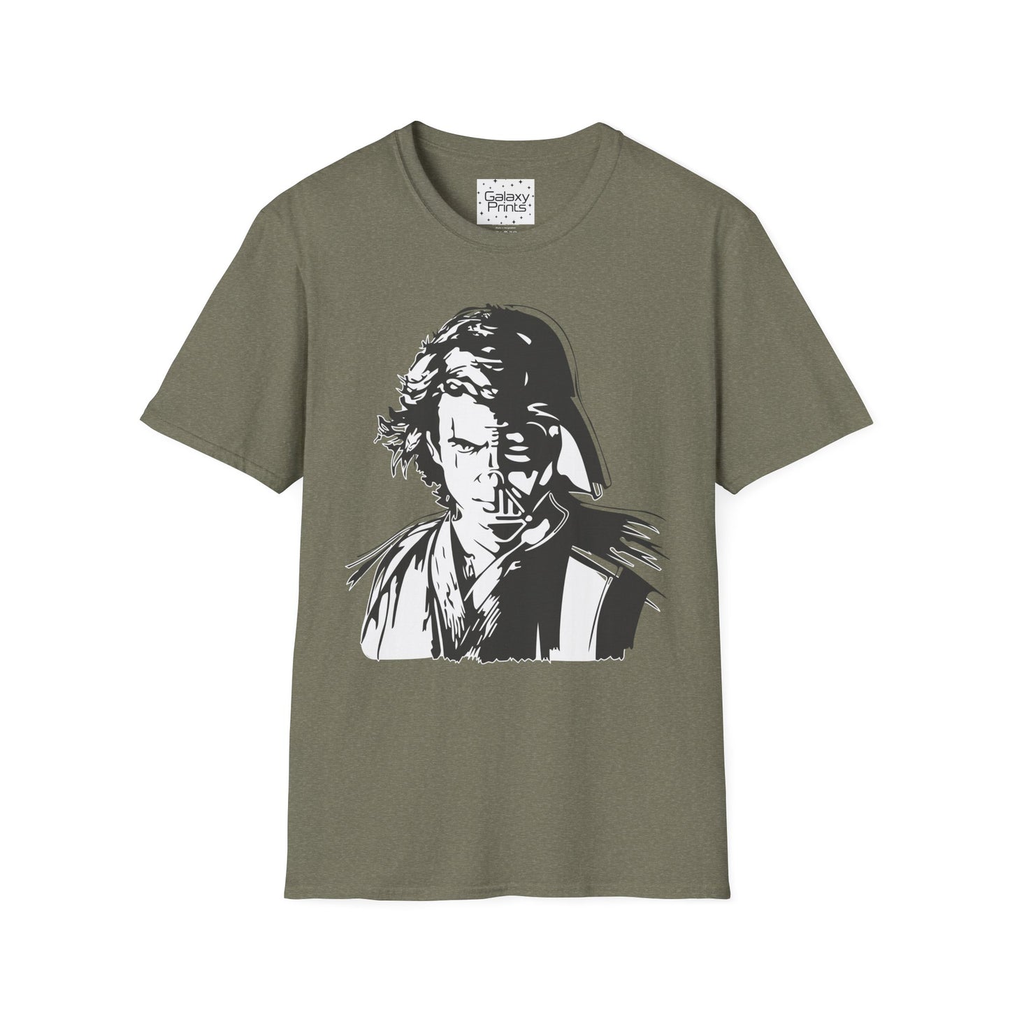 Star Wars Unisex T-Shirt - 'Aiken and Darth Struggle' Graphic Tee