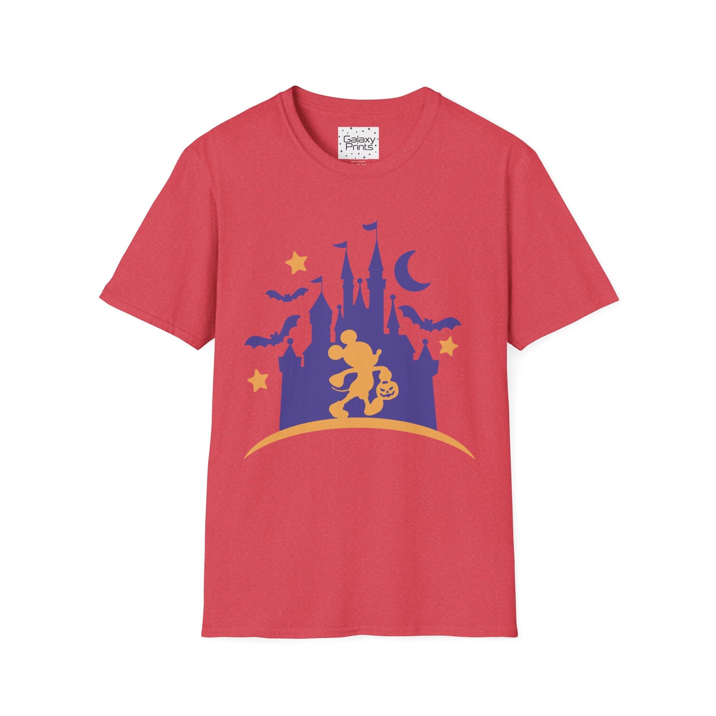 Unisex T-Shirt - DISNEY Inspired - 'Mickey gone trick or treating at the Castle in WDW'