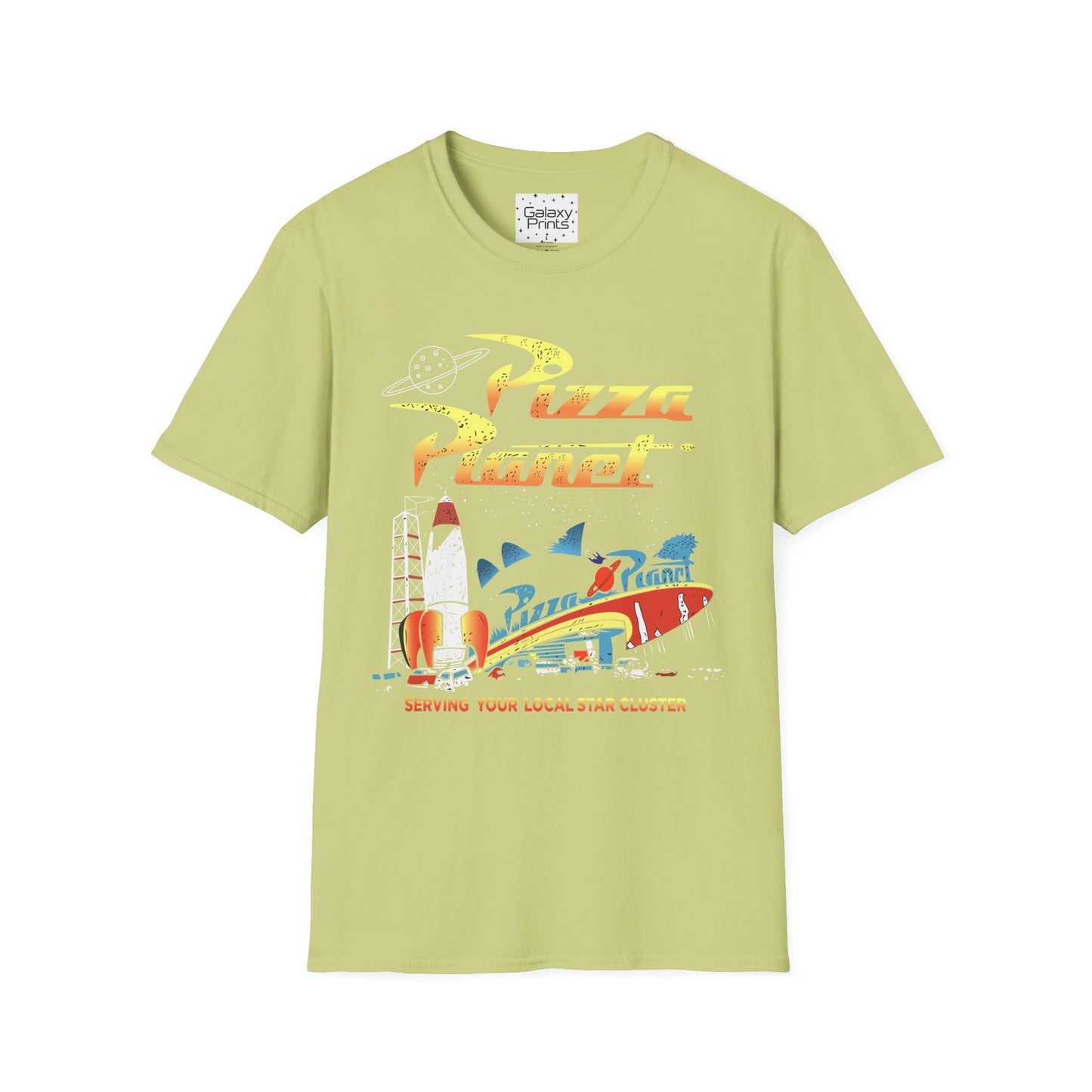 DISNEY inspired Unisex T-Shirt - Pizza Planet 'Serving Your Local Star Cluster'