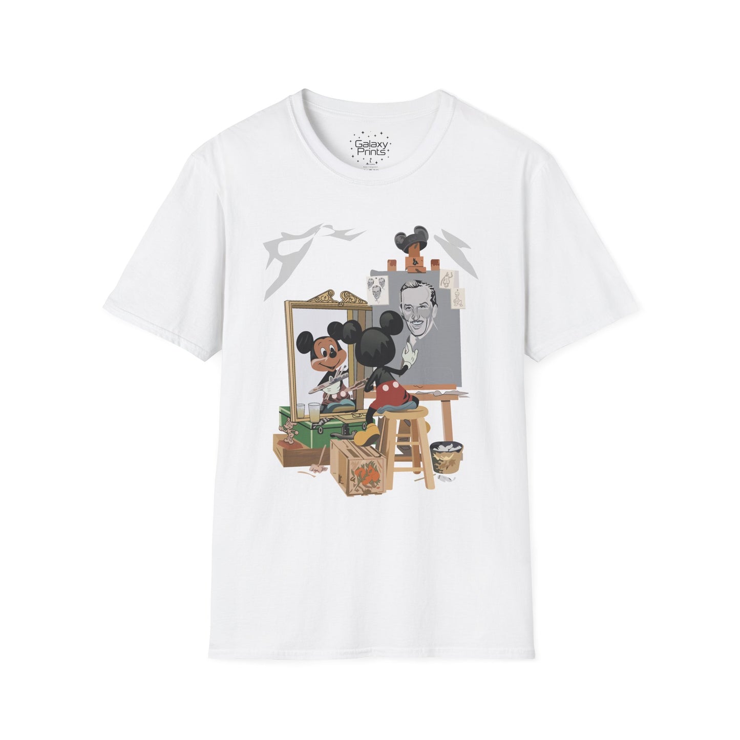 Unisex T-Shirt - DISNEY Inspired - 'Mickey Painting Walt'