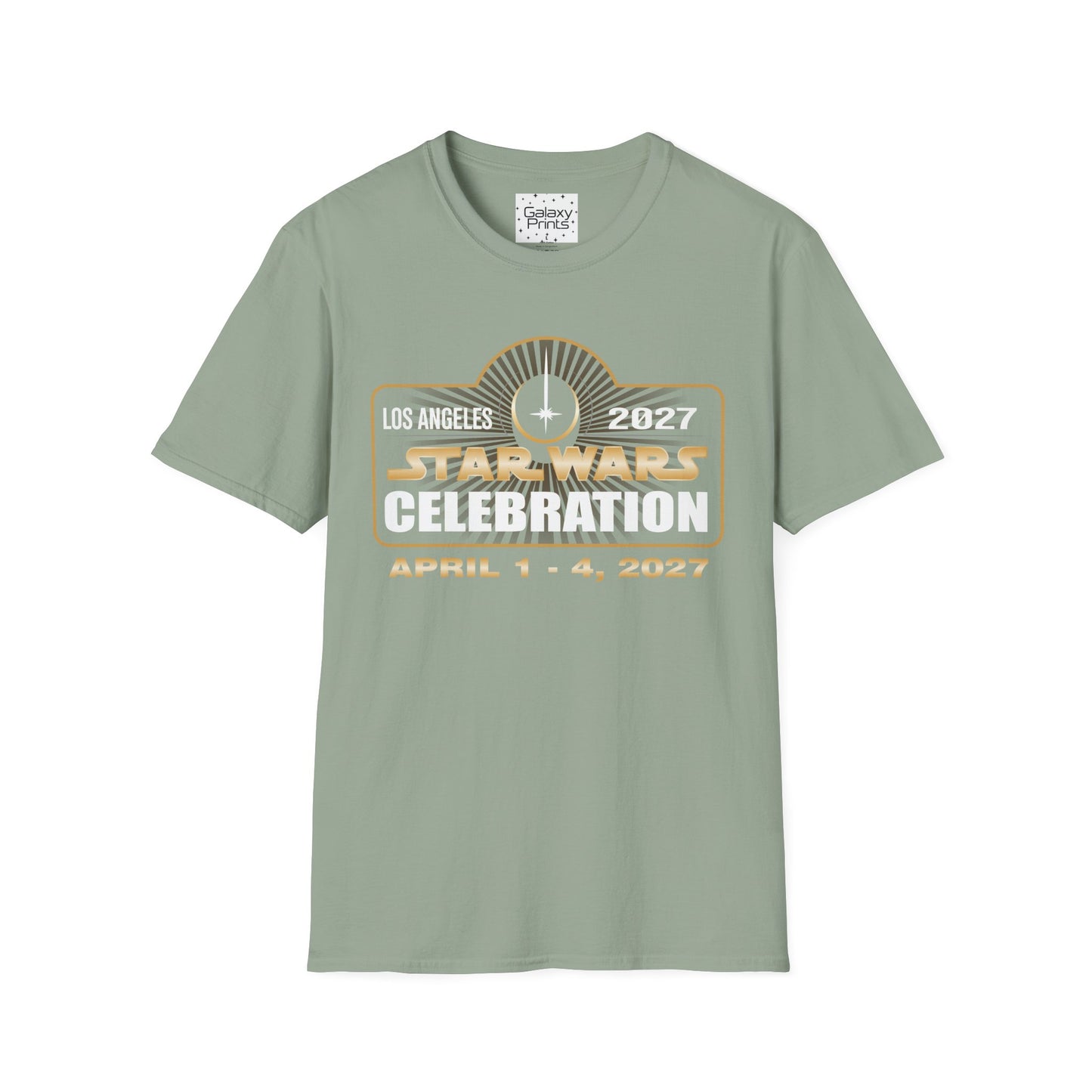 Star Wars Inspired T-Shirt - 'STAR WARS CELEBRATION April 1-4, 2027 in Los Angeles CA' Graphic Tee