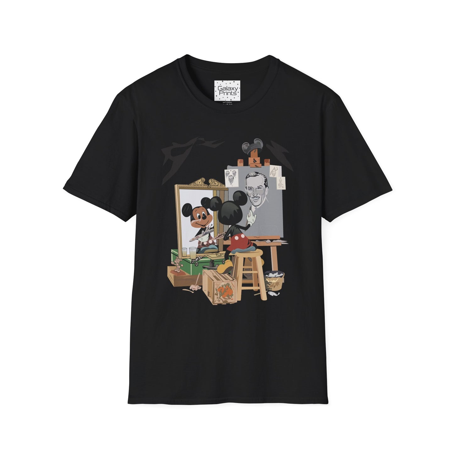 Unisex T-Shirt - DISNEY Inspired - 'Mickey Painting Walt'