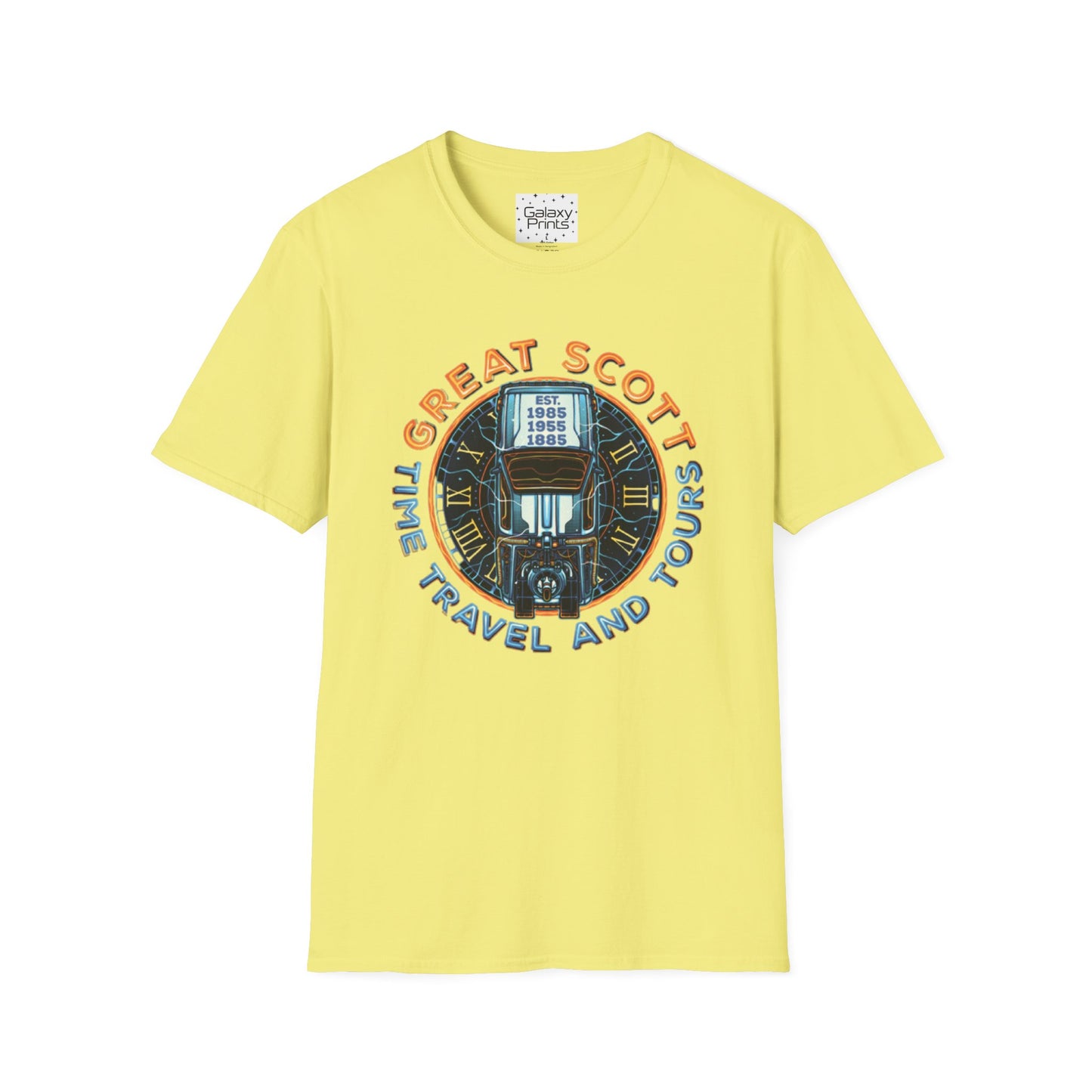 Back To The Future Inspired Unisex T-Shirt - 'Great Scott - Time Travel and Tours'