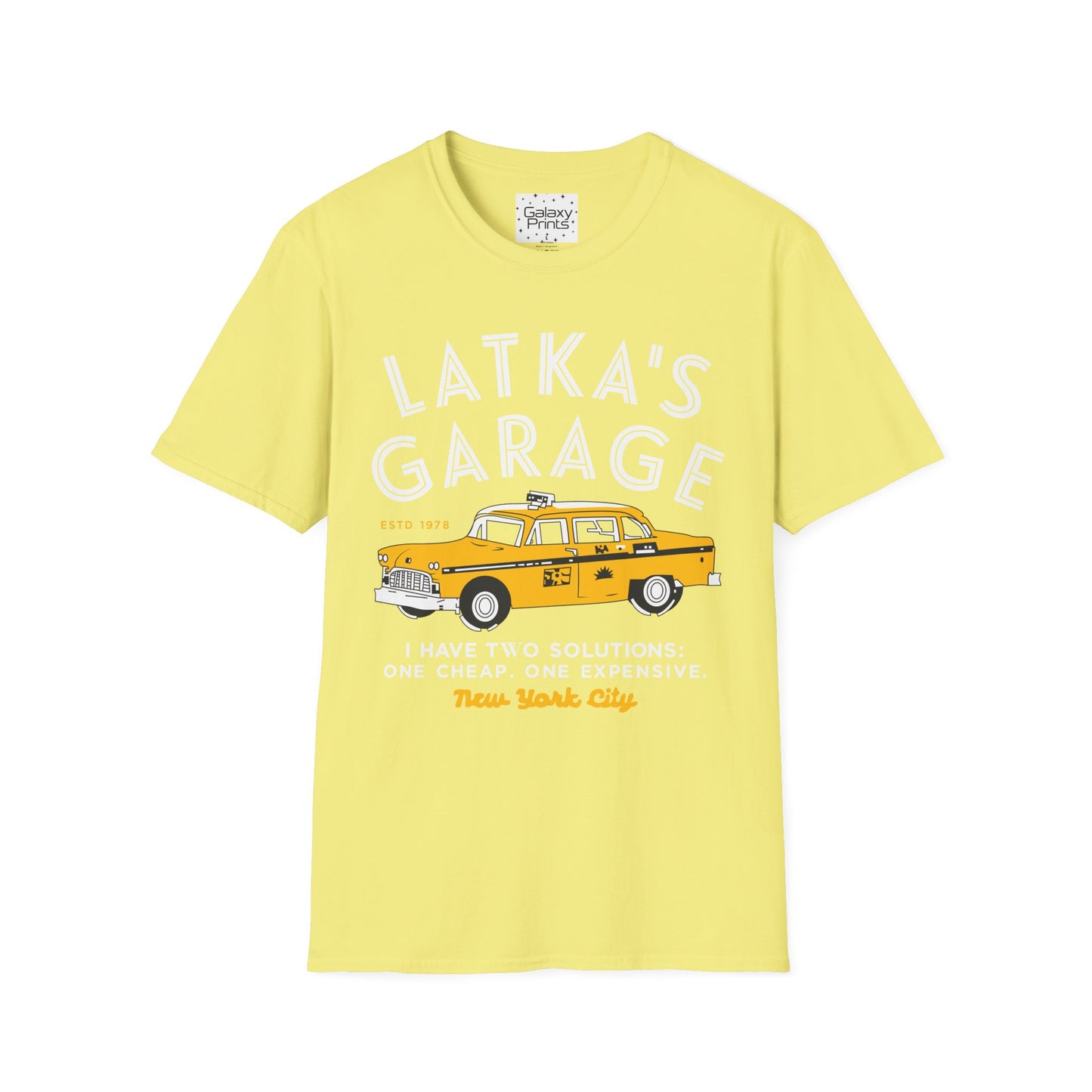 Unisex T-Shirt - POP Culture - 'From the Hit TV Show TAXI - Latka's Garage NY City'